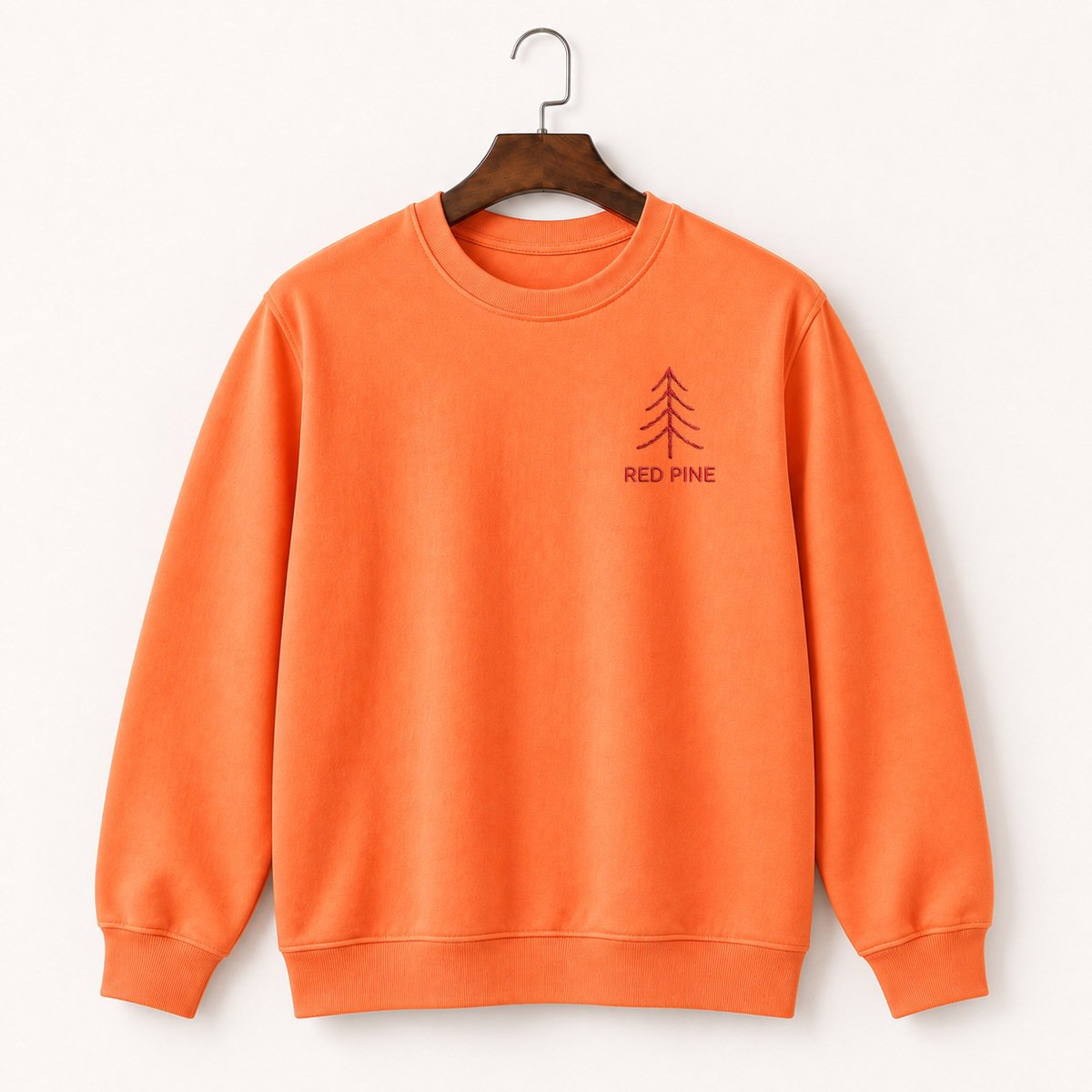 Red Pine Tree Crewneck Sweatshirt 3