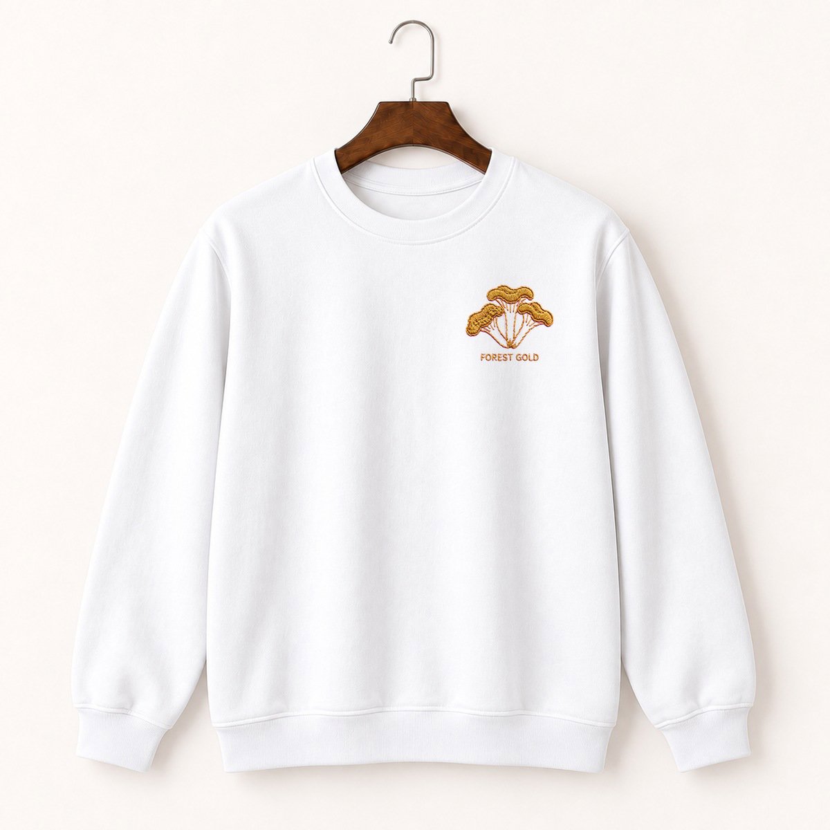 Chanterelle Mushroom Crewneck Sweatshirt 5