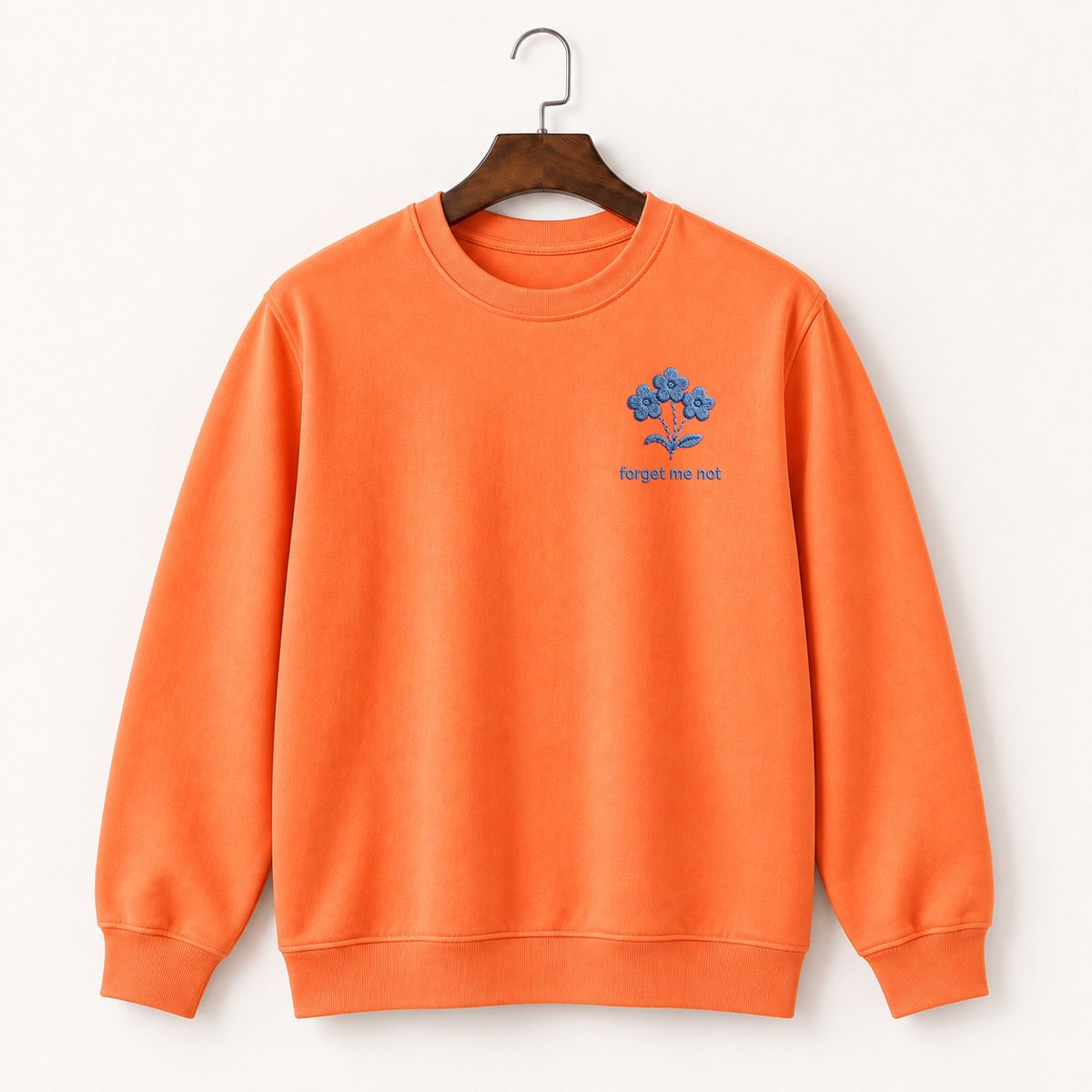 Forget-Me-Not Wildflower Crewneck Sweatshirt 3