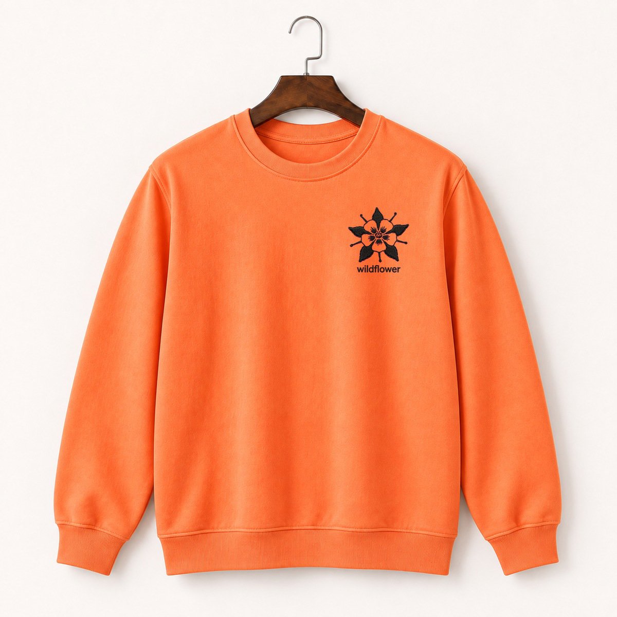 Columbine Wildflower Crewneck Sweatshirt 3