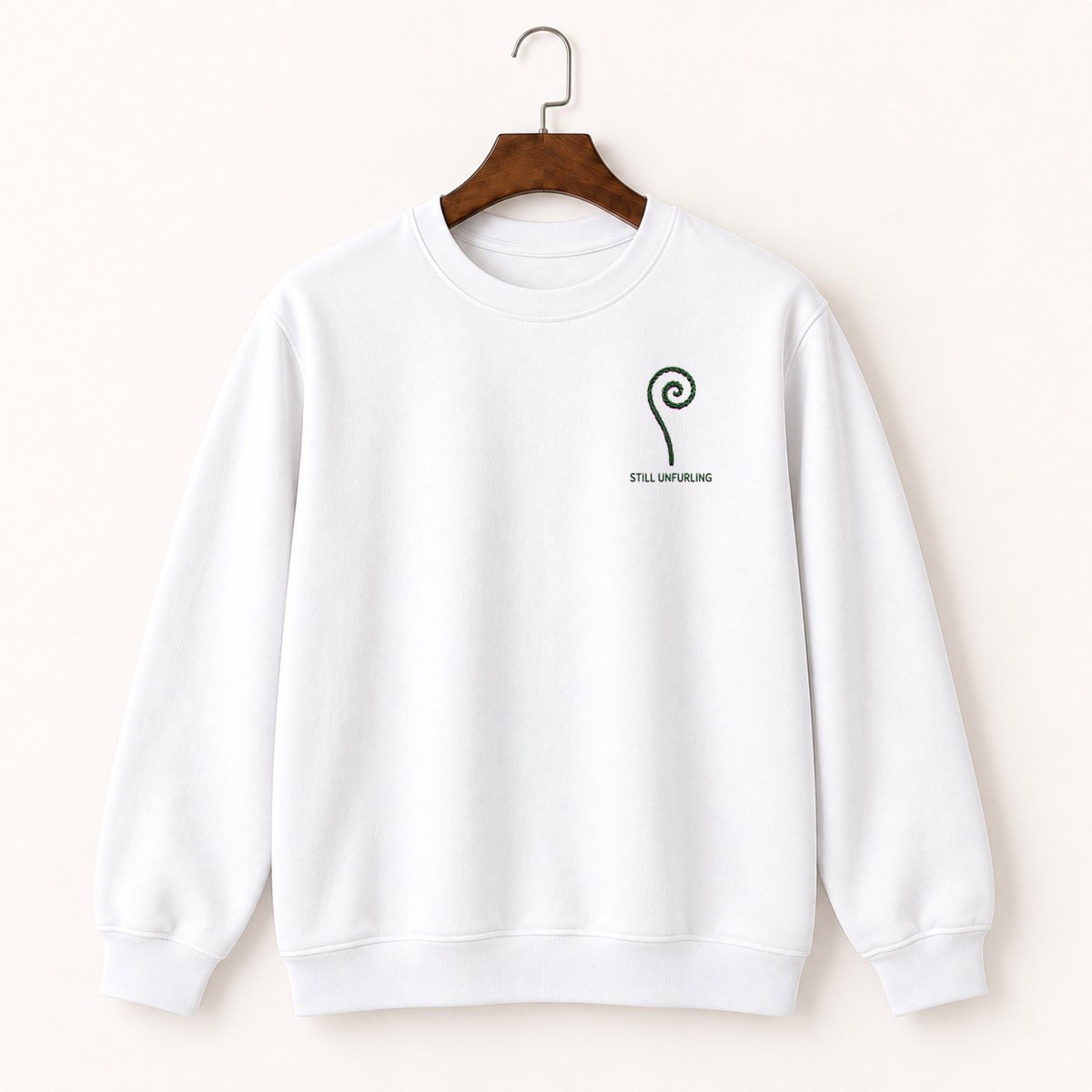 Fern Frond Botanical Crewneck Sweatshirt 5