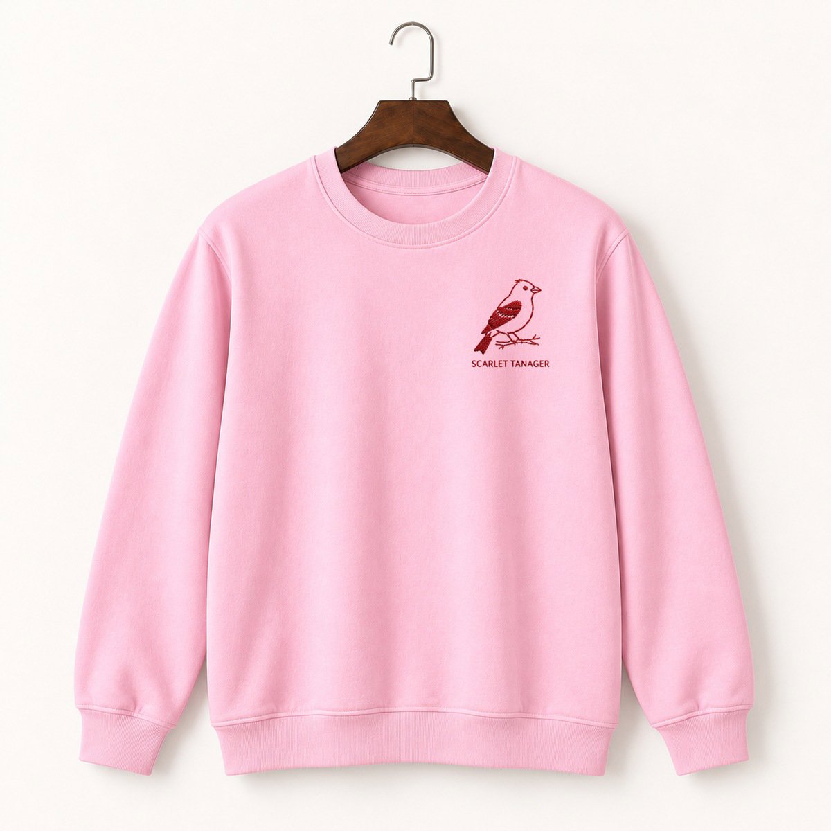 Scarlet Tanager Crewneck Sweatshirt 4