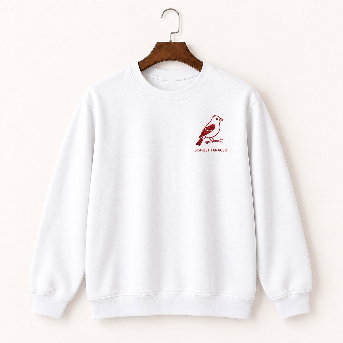 Scarlet Tanager Crewneck Sweatshirt 5