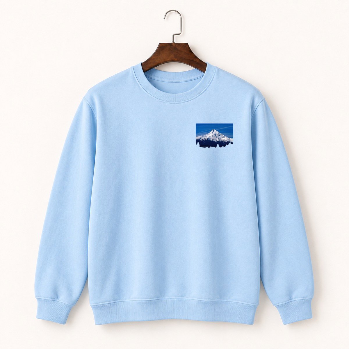 Mount Hood Peak Crewneck Sweatshirt 1
