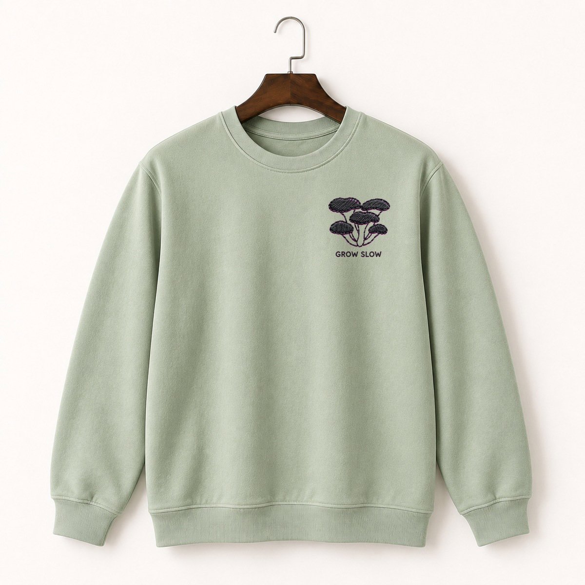 Oyster Mushroom Cluster Crewneck Sweatshirt 2