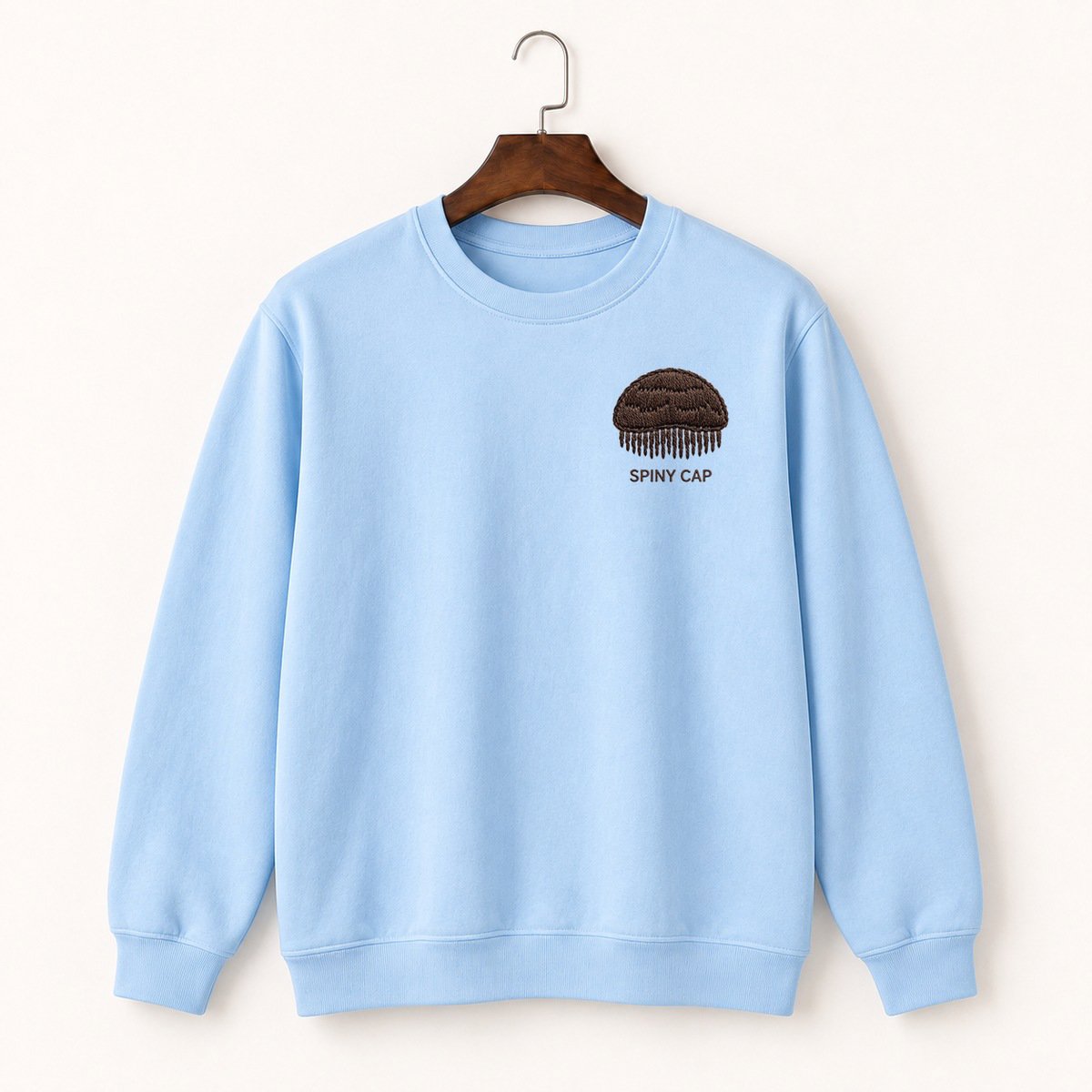 Hedgehog Mushroom Crewneck Sweatshirt 1