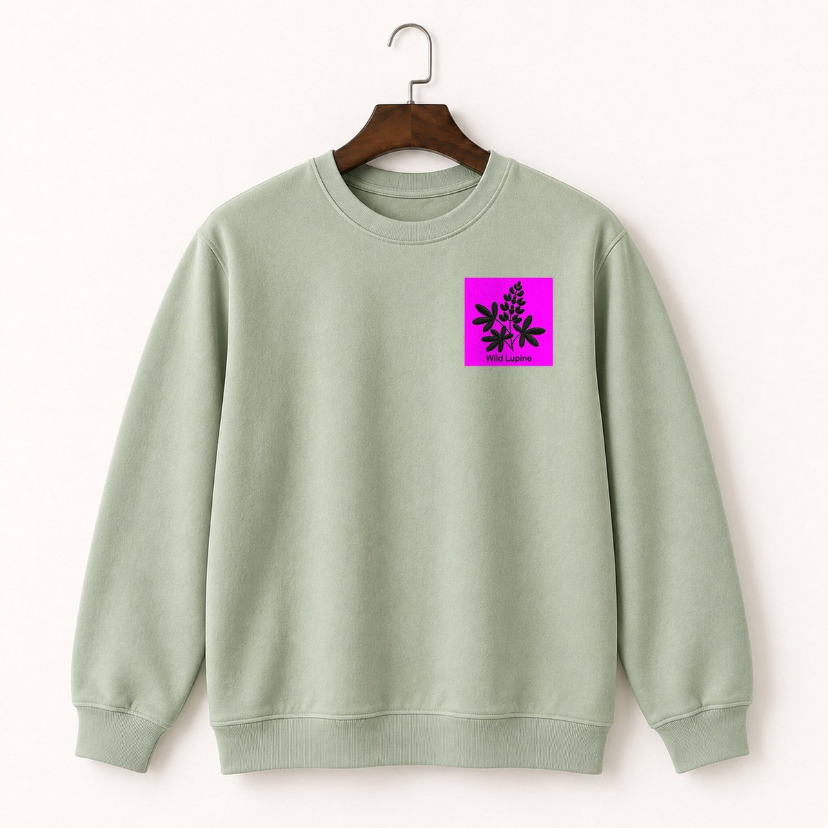 Wild Lupine Flower Crewneck Sweatshirt 2
