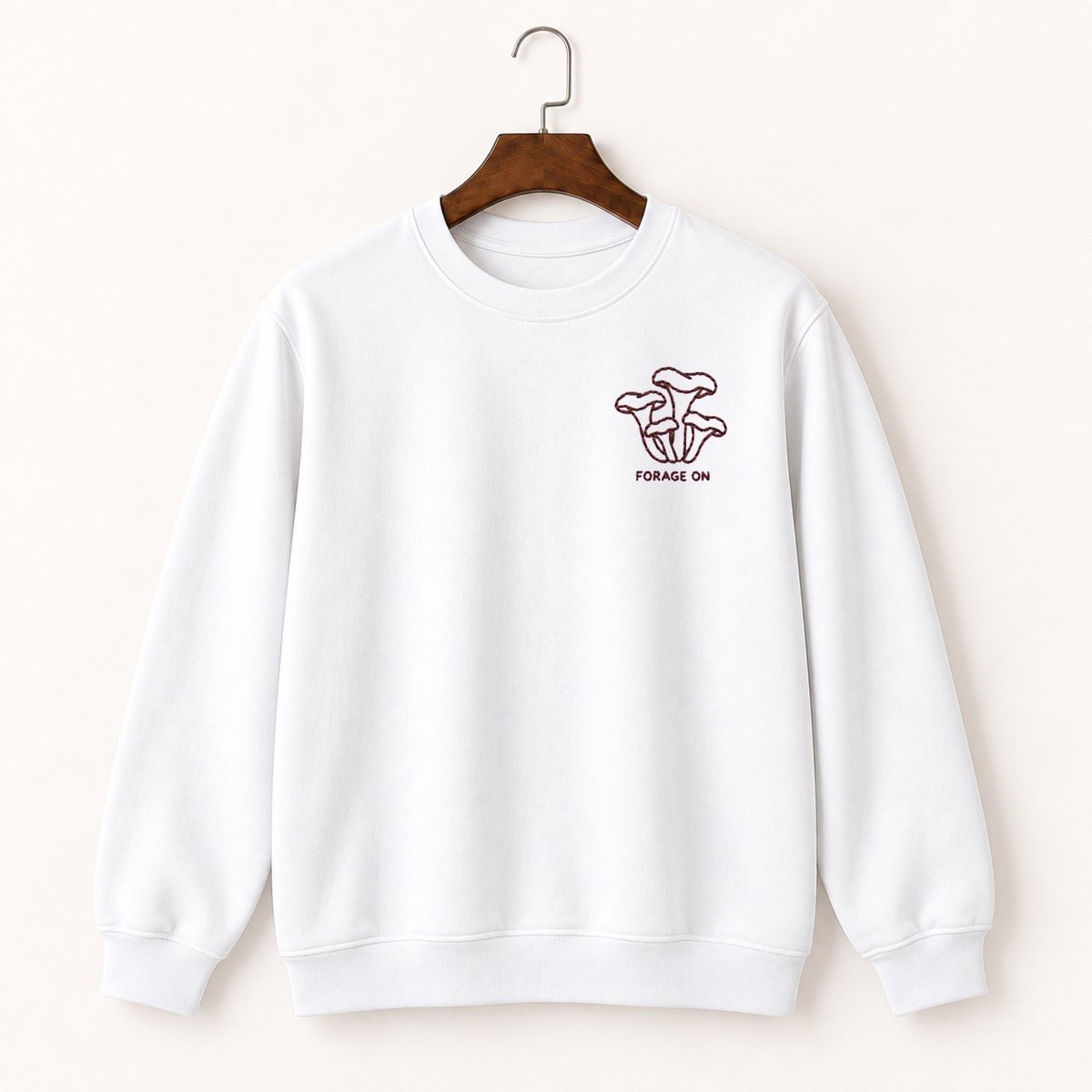 Chanterelle Mushroom Crewneck Sweatshirt 5