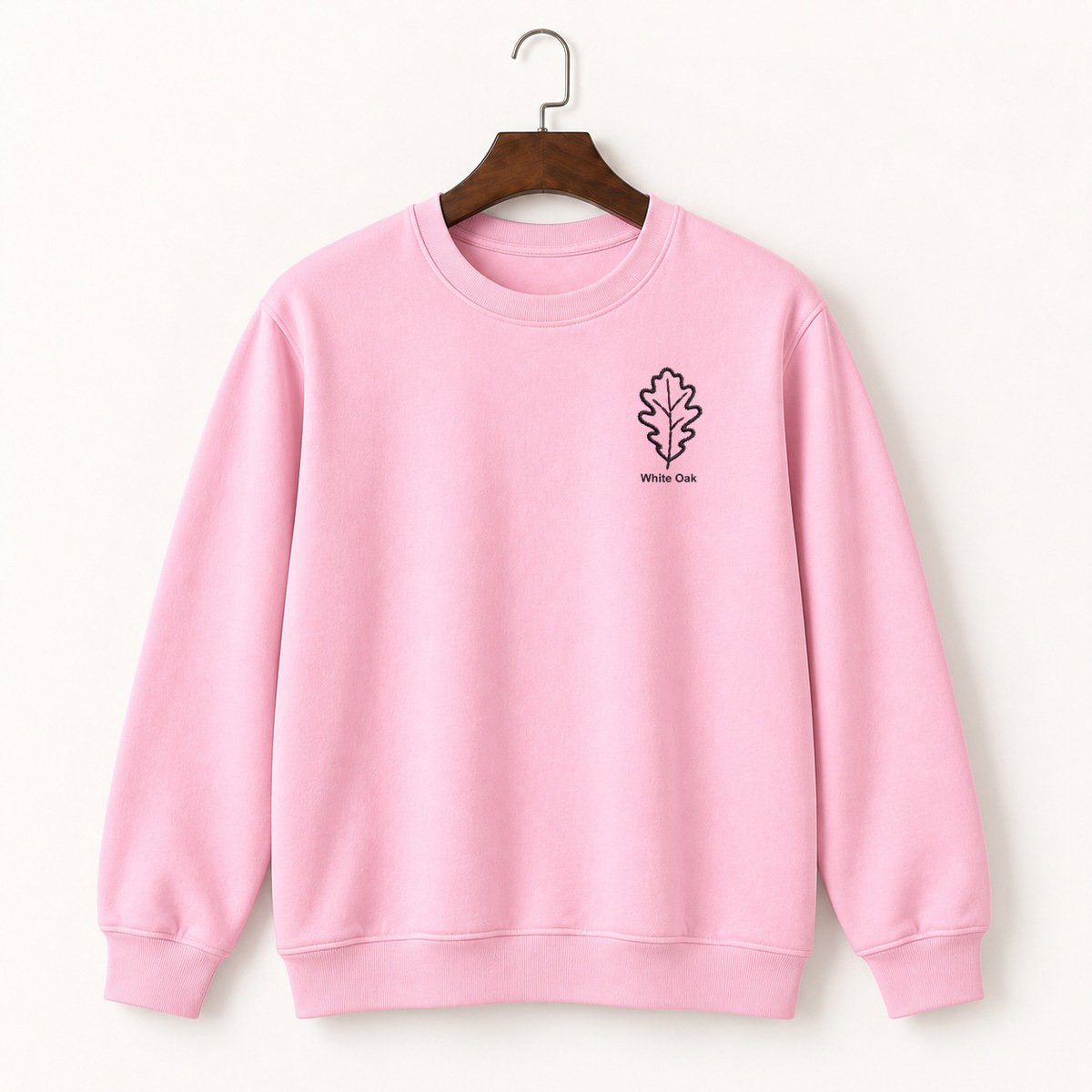 White Oak Leaf Crewneck Sweatshirt 4