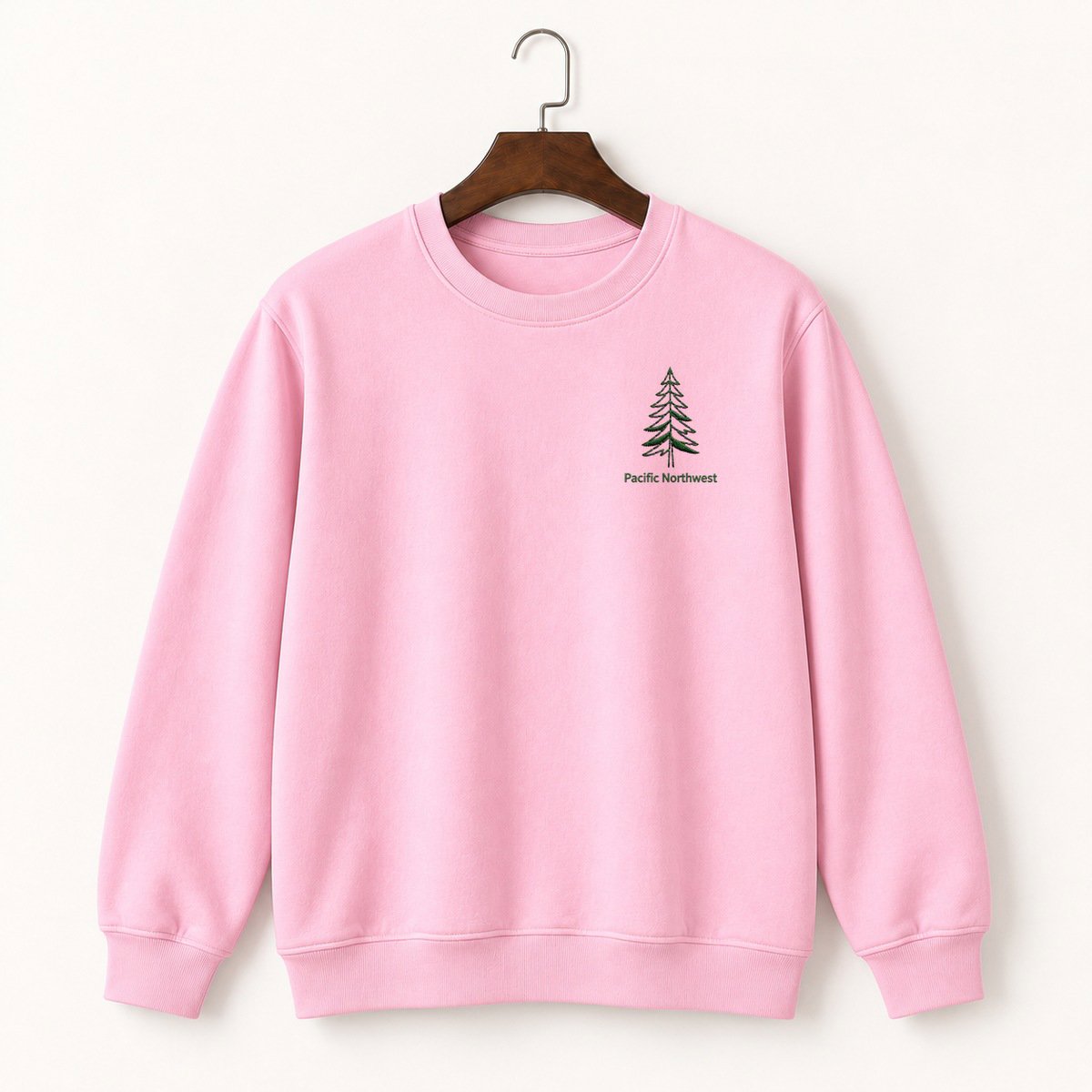 Douglas Fir Tree Crewneck Sweatshirt 4
