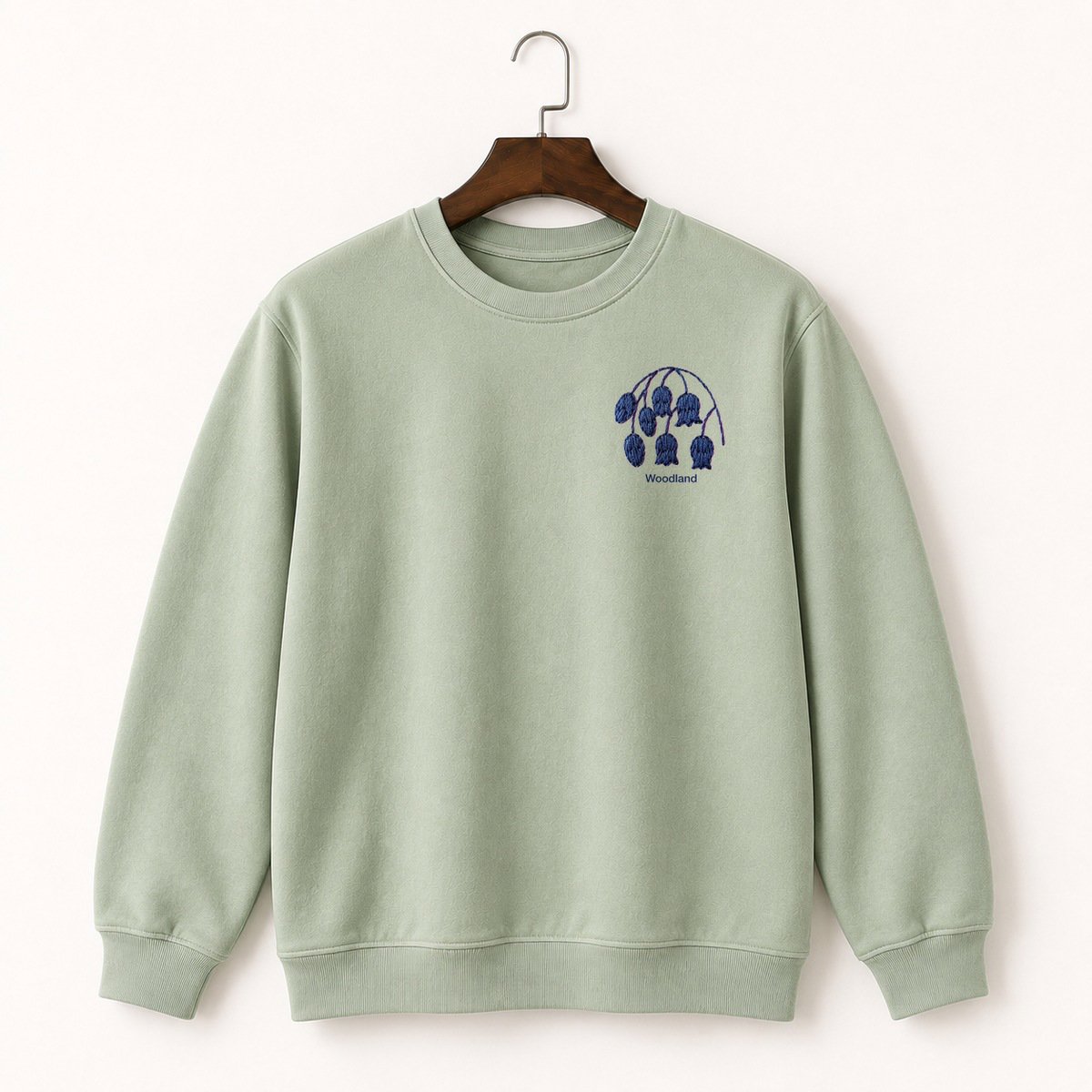 Bluebell Flowers Crewneck Sweatshirt 2