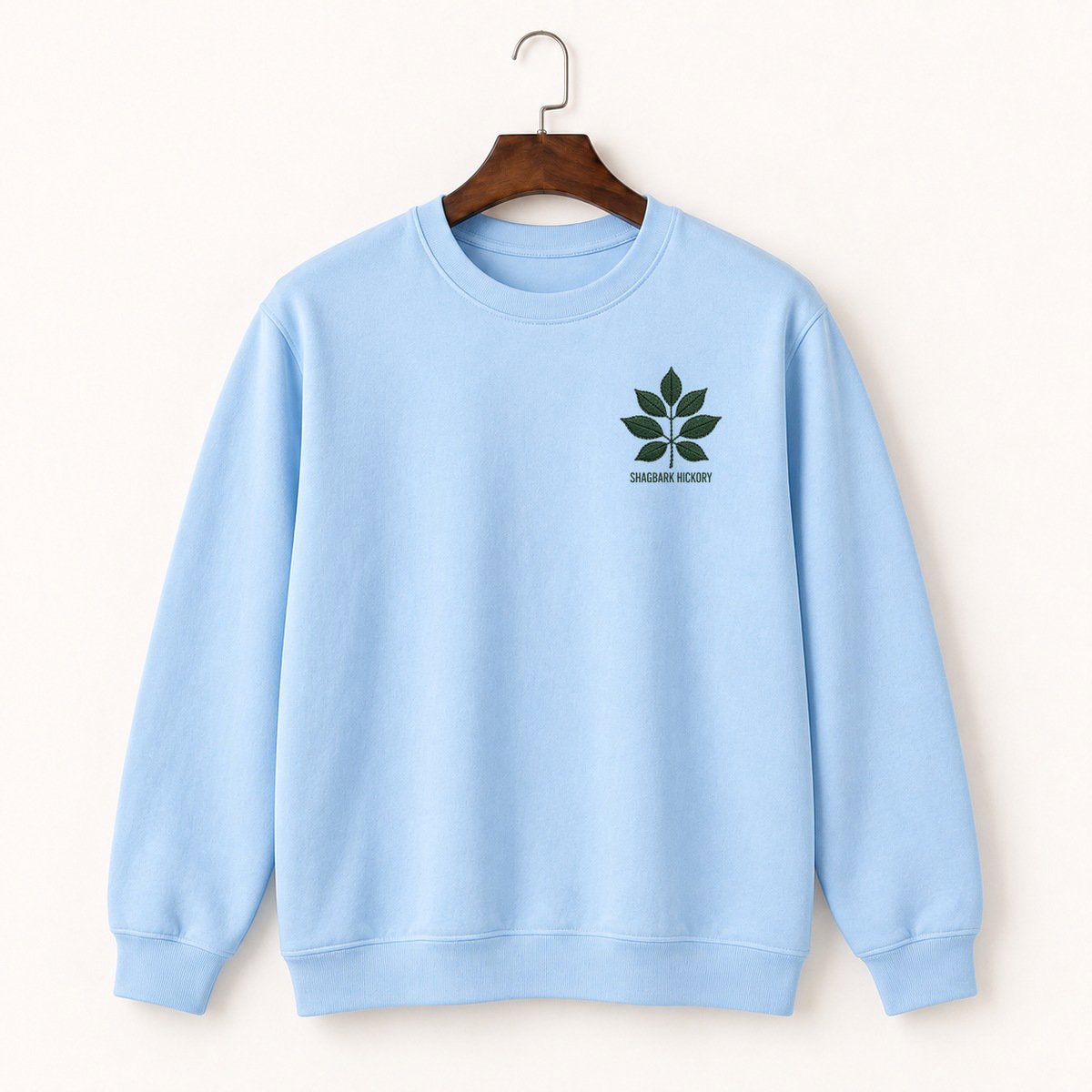 Shagbark Hickory Leaf Crewneck Sweatshirt 1