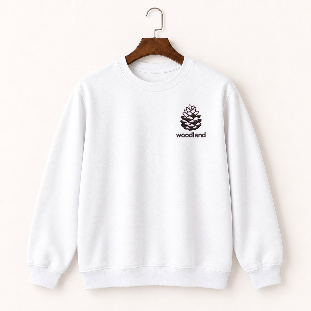 White Pine Cone Crewneck Sweatshirt 5
