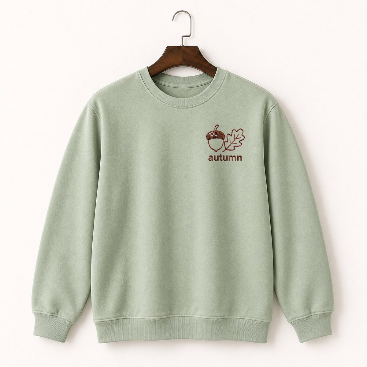 Acorn and Oak Leaf Crewneck Sweatshirt 2