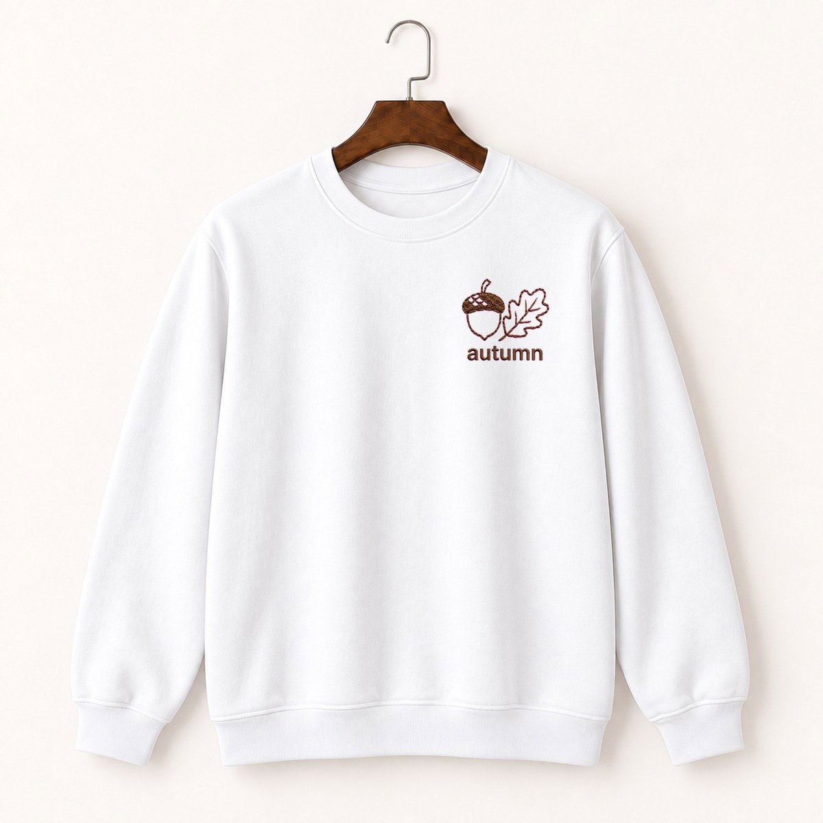 Acorn and Oak Leaf Crewneck Sweatshirt 5