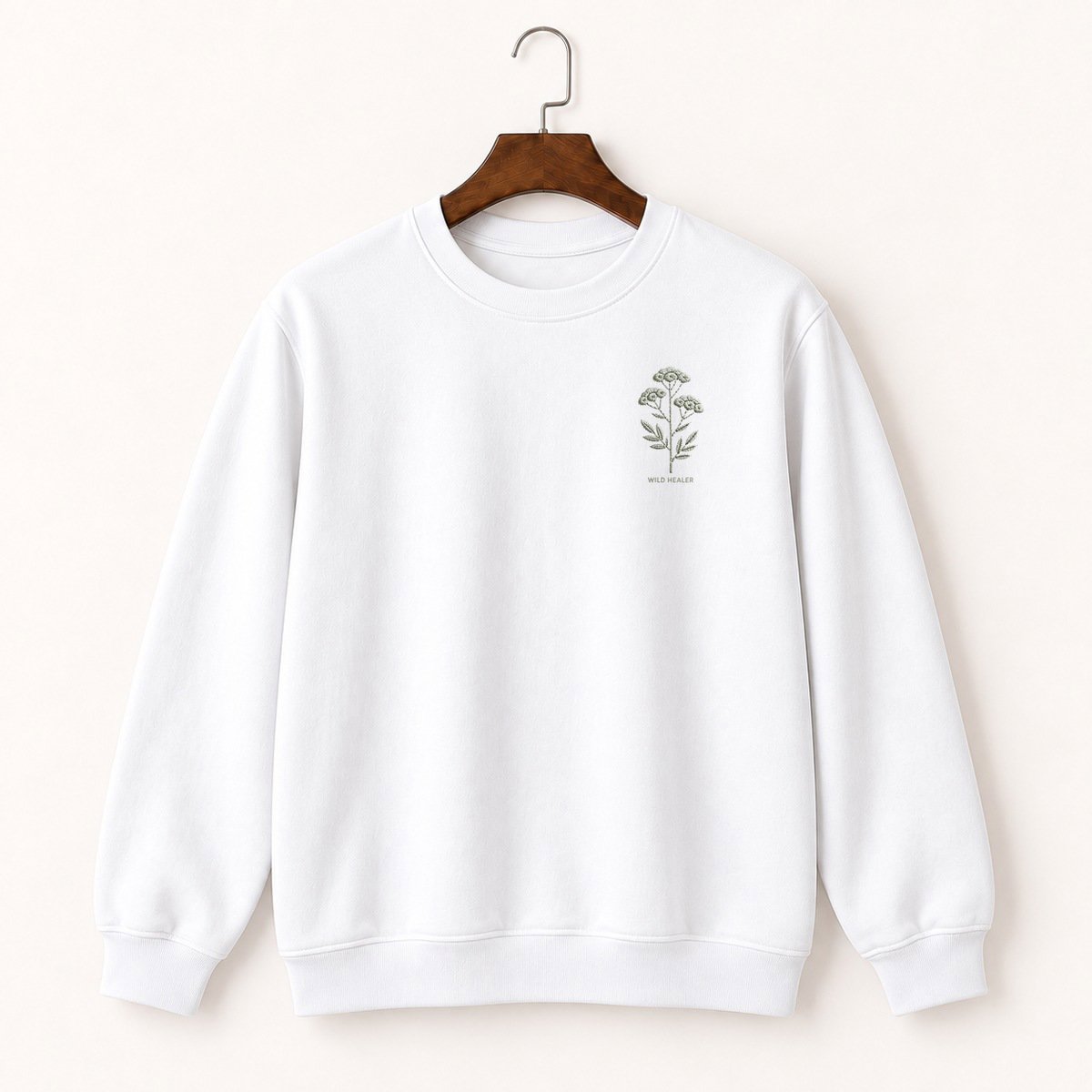 Yarrow Flower Crewneck Sweatshirt 5