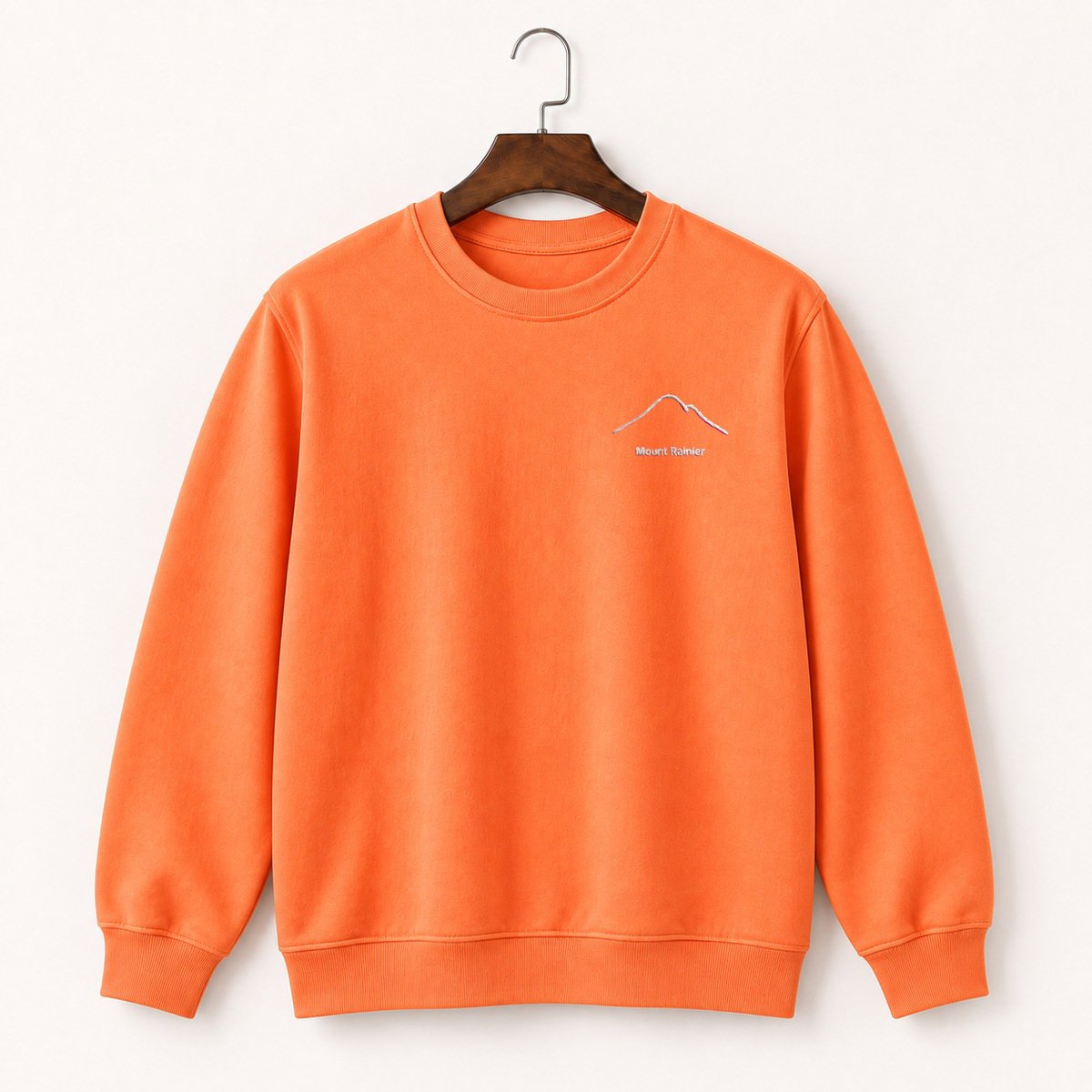 Mount Rainier Peak Crewneck Sweatshirt 3