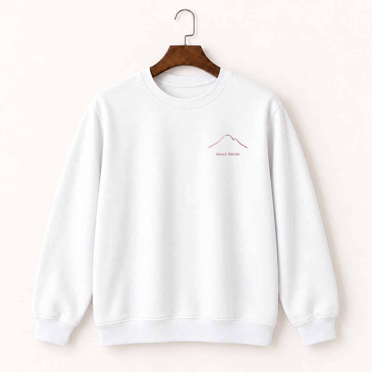 Mount Rainier Peak Crewneck Sweatshirt 5