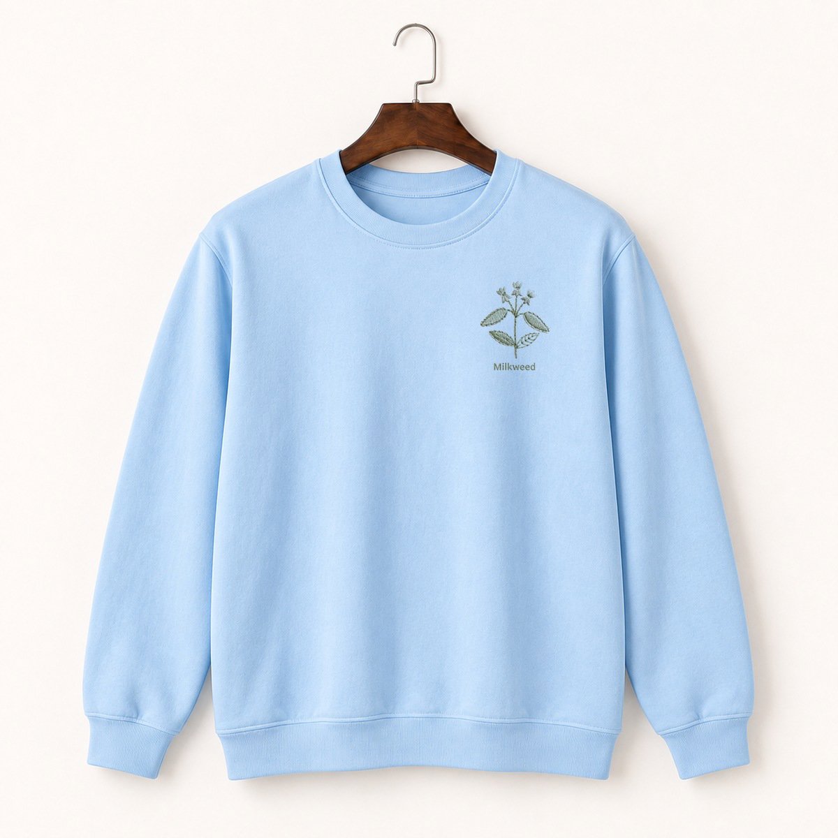 Common Milkweed Plant Crewneck Sweatshirt 1