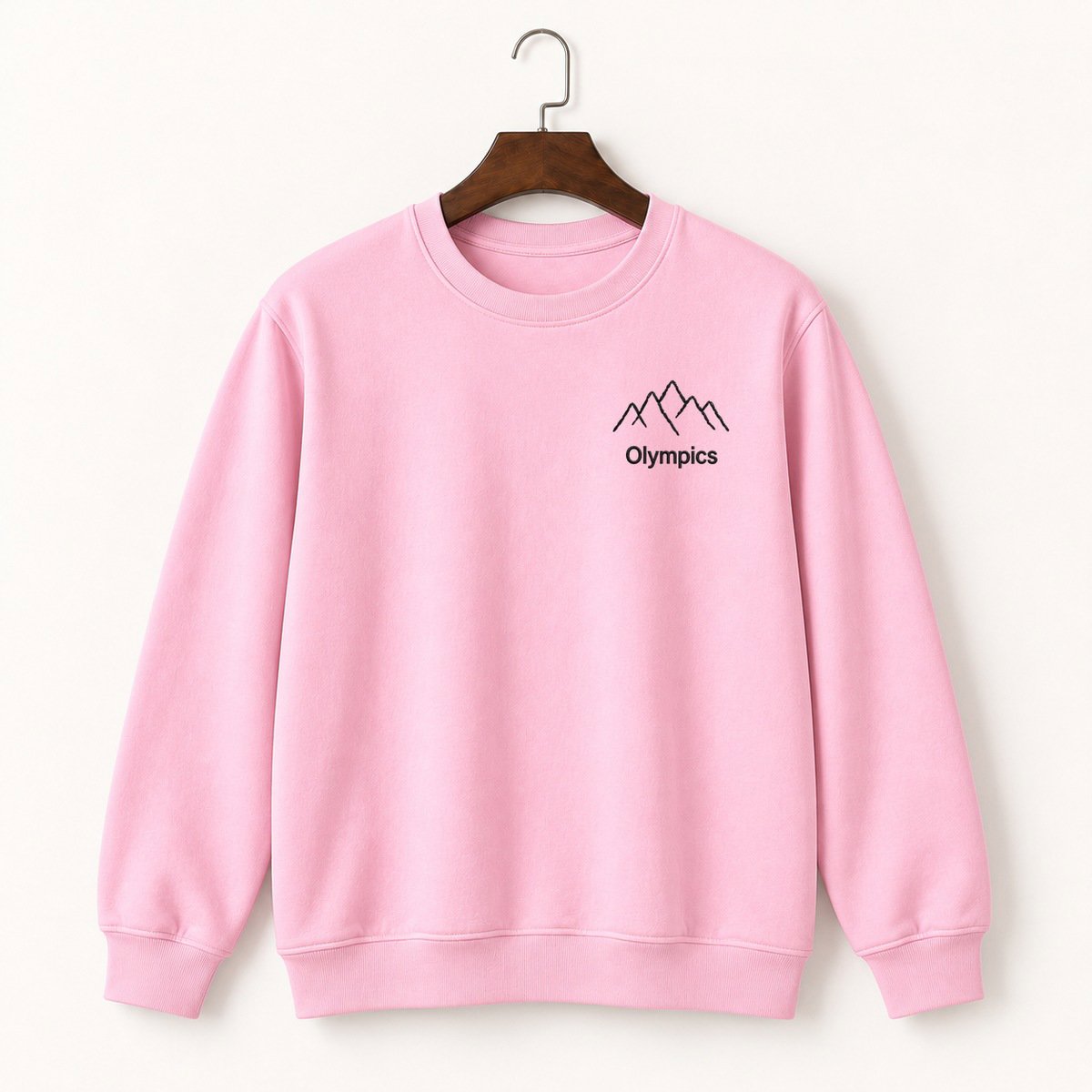 Olympic Mountain Range Crewneck Sweatshirt 4