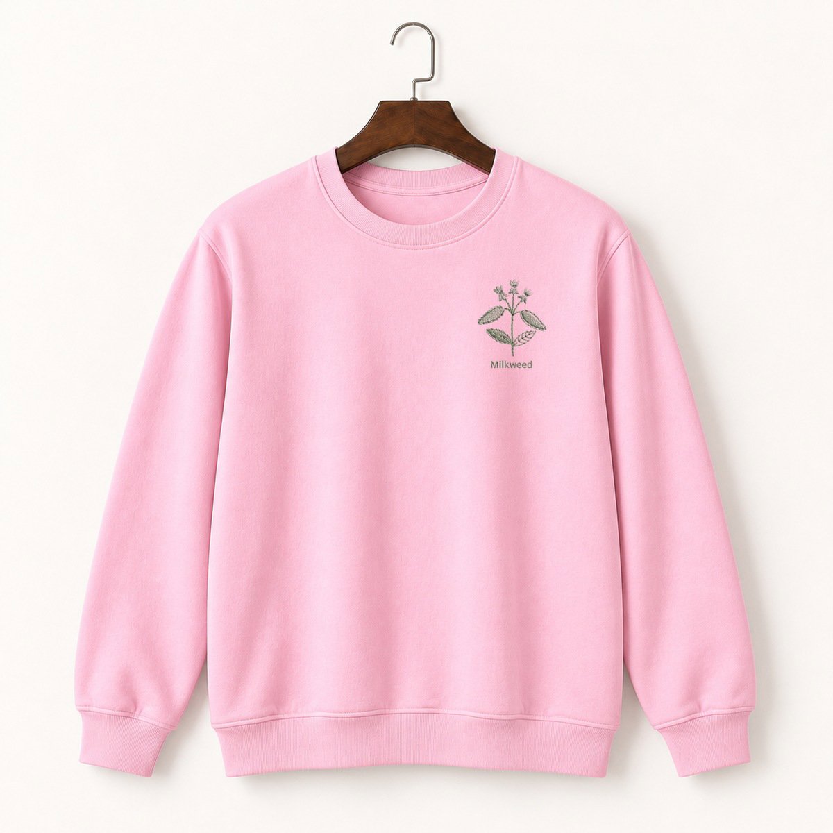 Common Milkweed Plant Crewneck Sweatshirt 4
