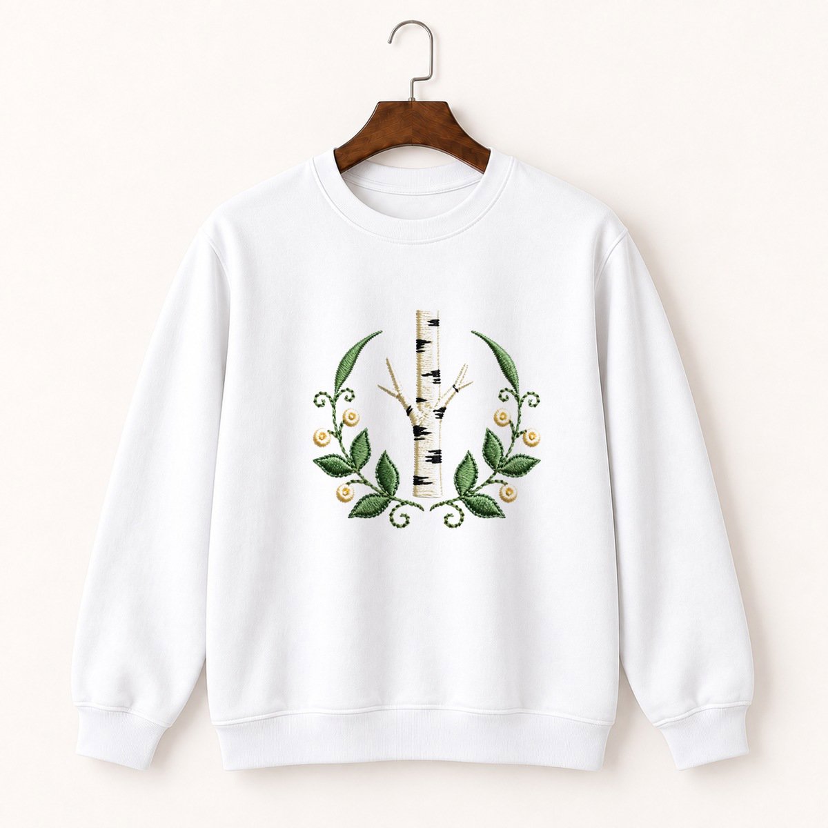 Birch Branch Crewneck Sweatshirt 5