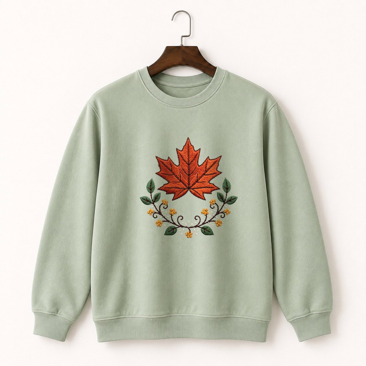 Maple Leaf Crewneck Sweatshirt 2