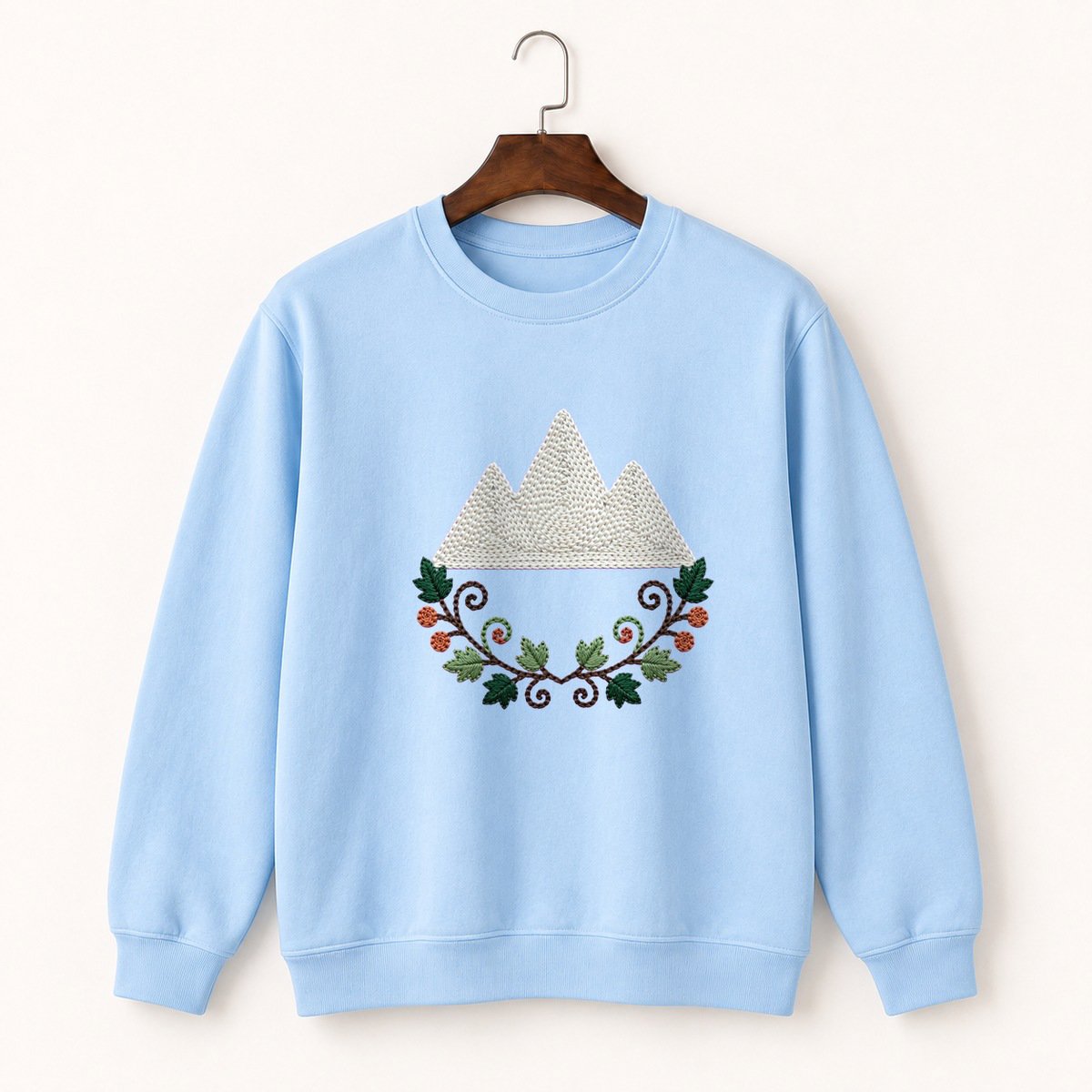 Teton Mountains Crewneck Sweatshirt 1