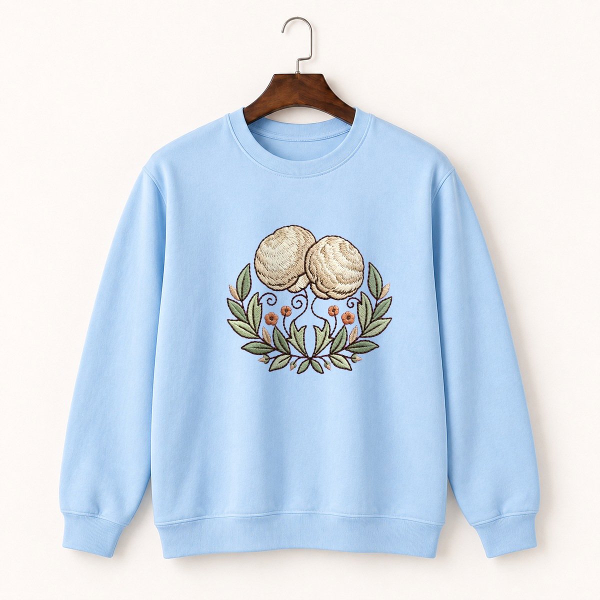Puffball Mushroom Crewneck Sweatshirt 1