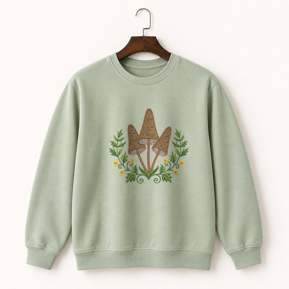 Ink Cap Mushroom Crewneck Sweatshirt 2