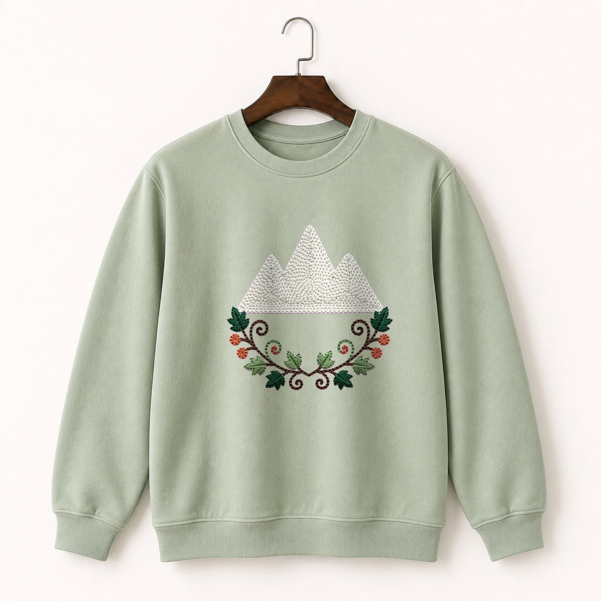 Teton Mountains Crewneck Sweatshirt 2