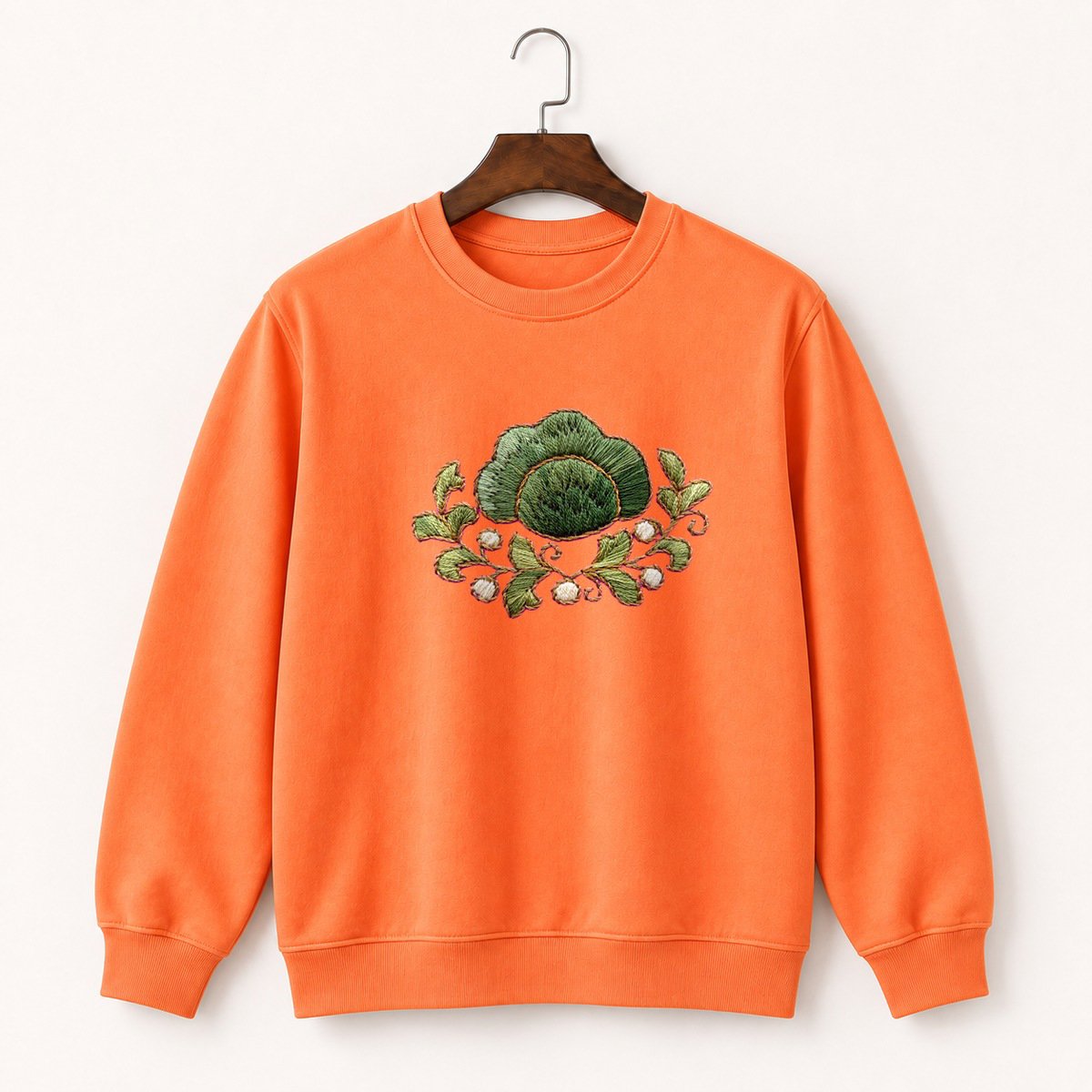 Woodland Moss Crewneck Sweatshirt 3