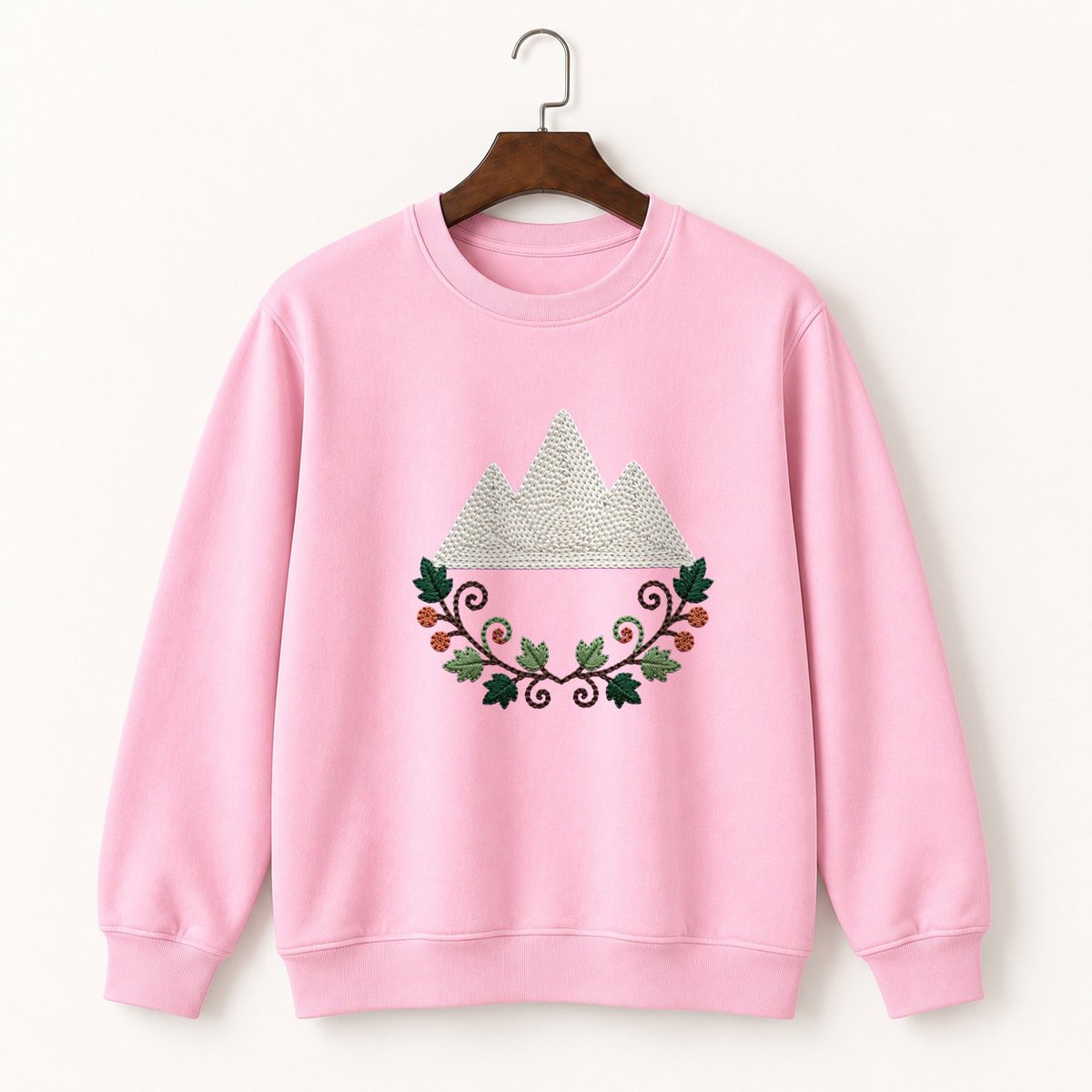 Teton Mountains Crewneck Sweatshirt 4