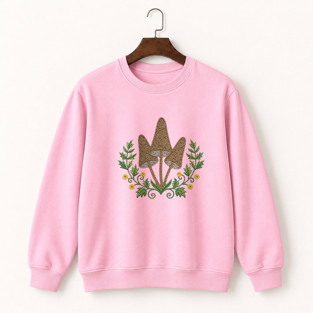 Ink Cap Mushroom Crewneck Sweatshirt 4