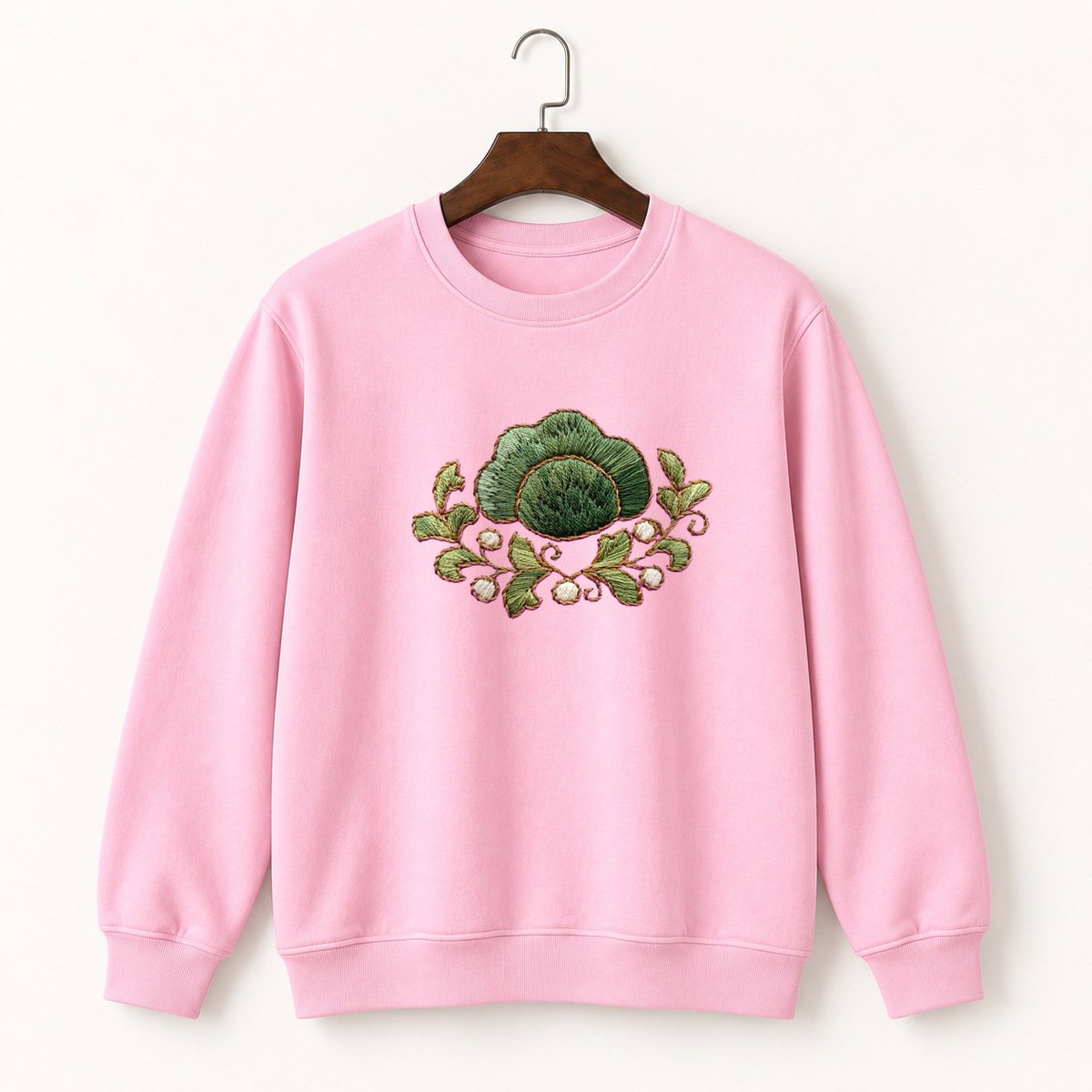Woodland Moss Crewneck Sweatshirt 4