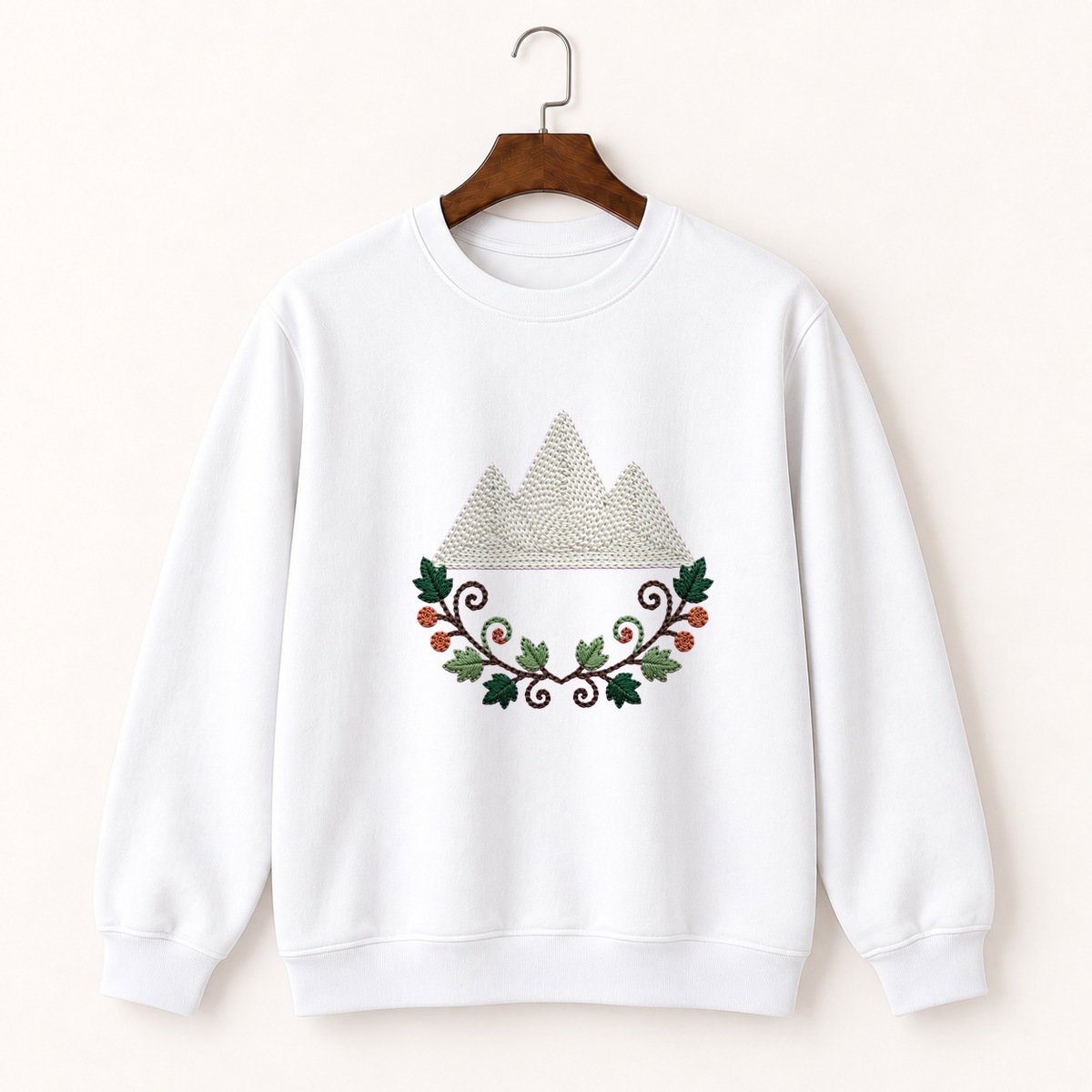 Teton Mountains Crewneck Sweatshirt 5