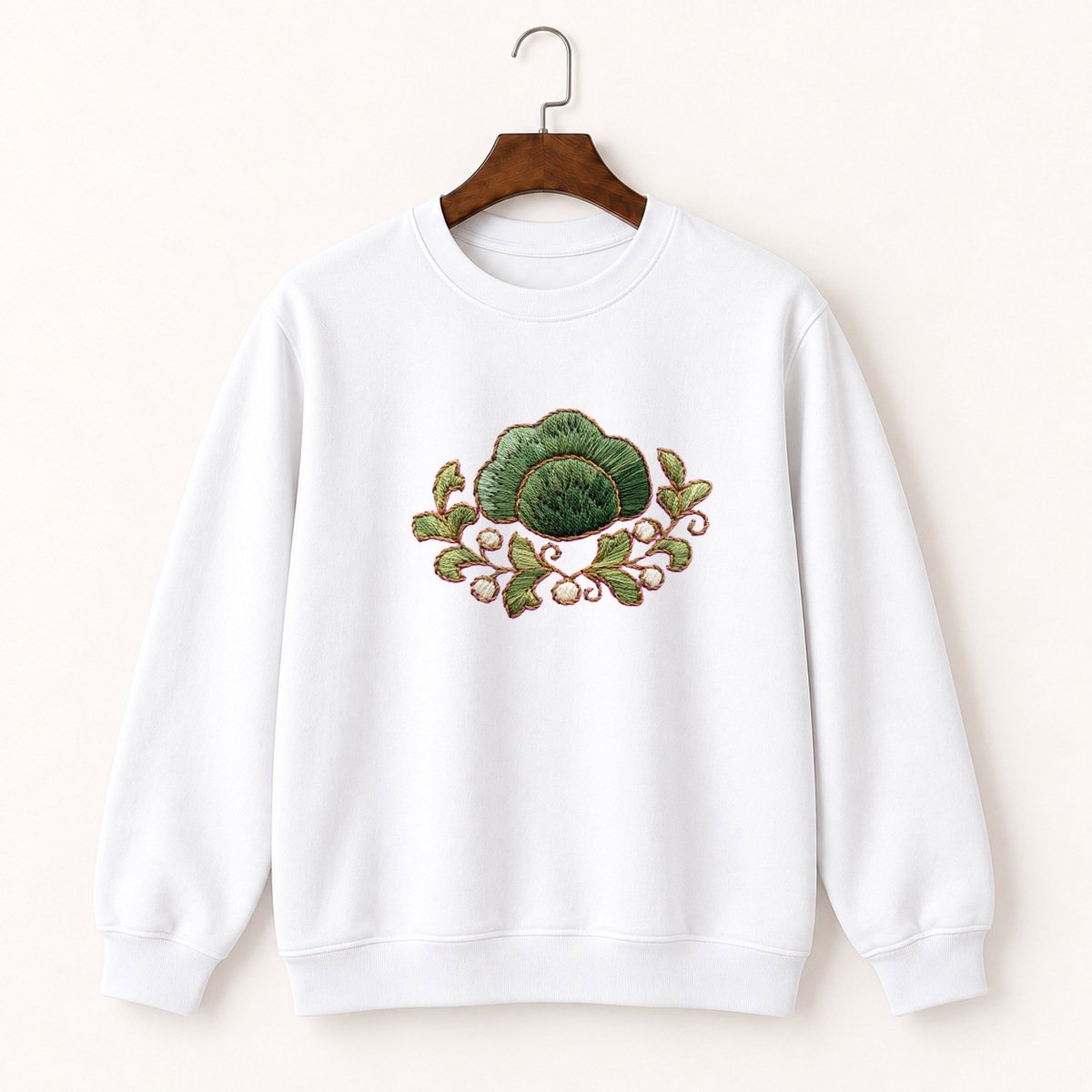 Woodland Moss Crewneck Sweatshirt 5