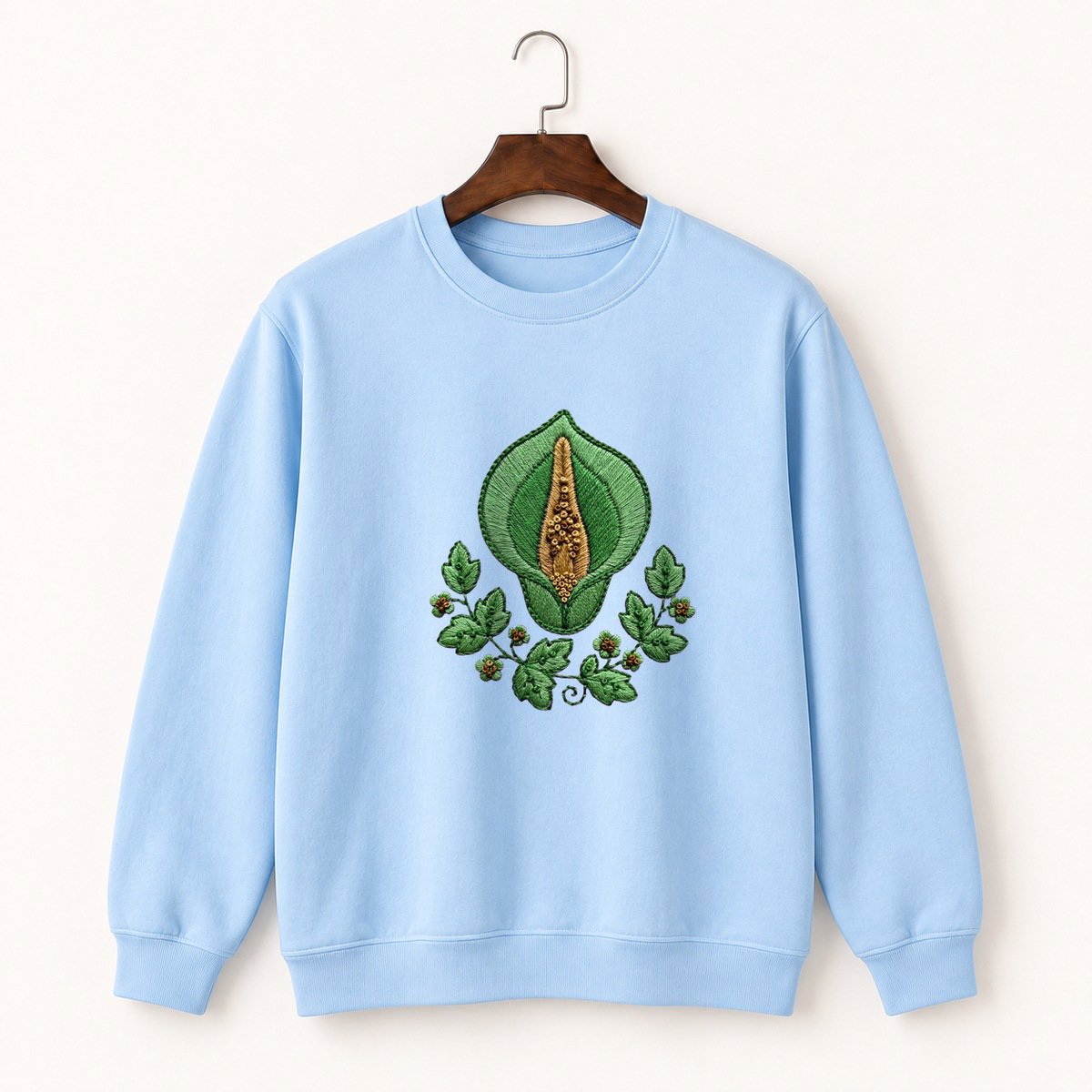 Jack-in-the-Pulpit Flower Crewneck Sweatshirt 1