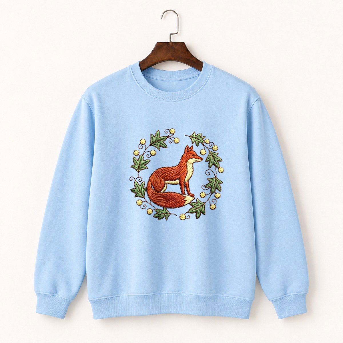 Red Fox Crewneck Sweatshirt 1