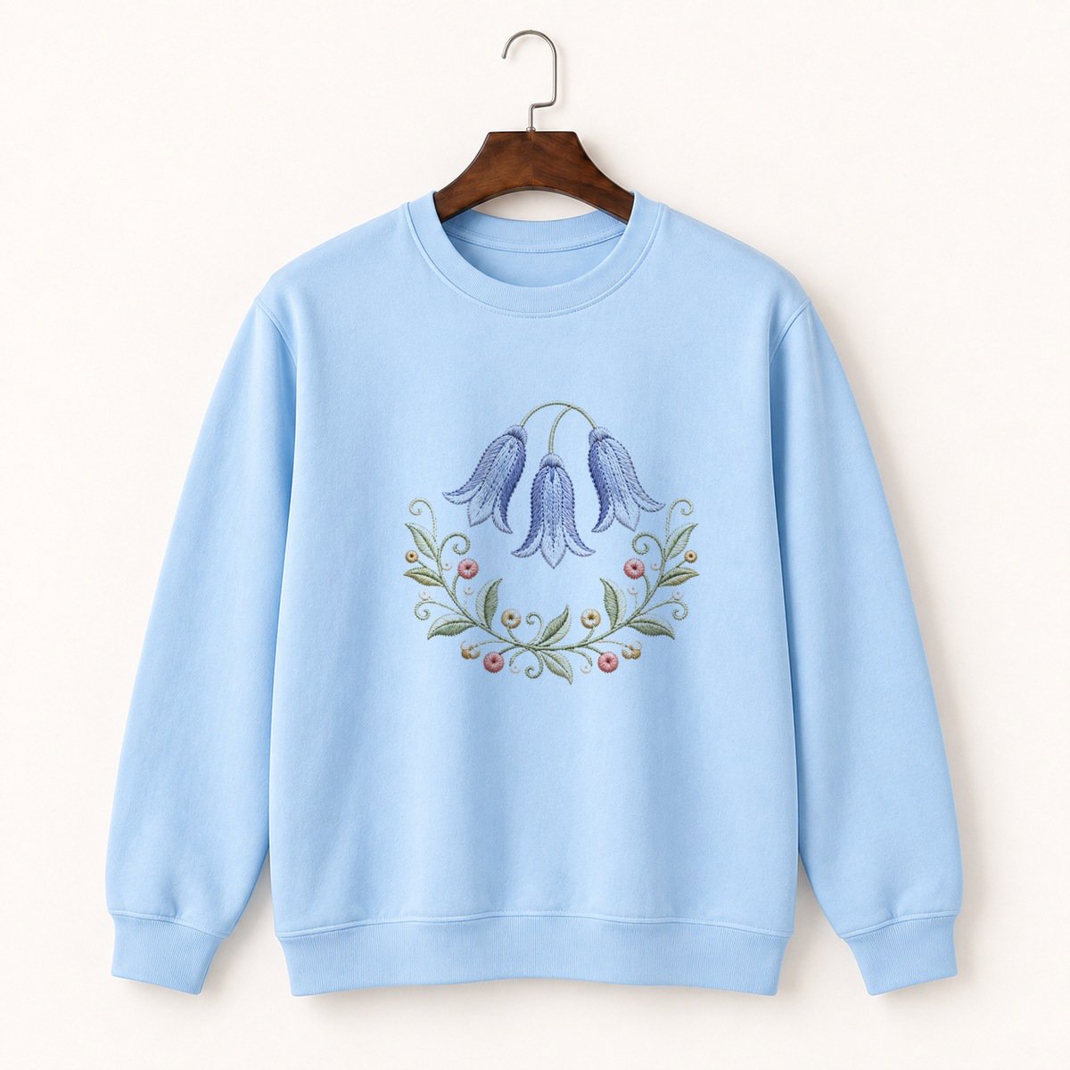 Harebell Flower Crewneck Sweatshirt 1