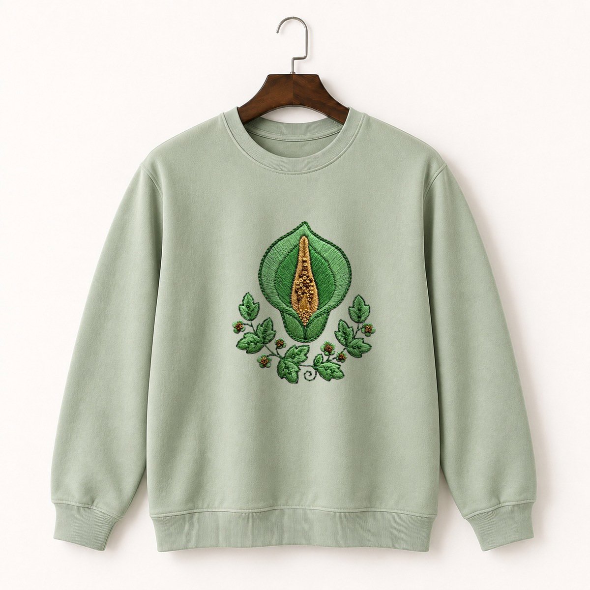Jack-in-the-Pulpit Flower Crewneck Sweatshirt 2