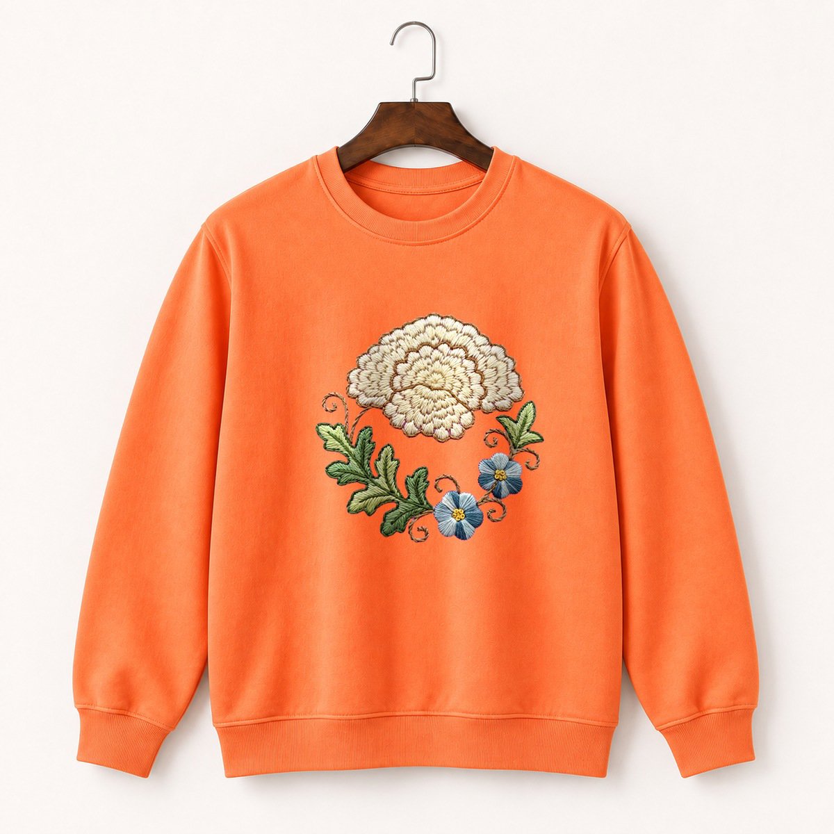 Yarrow Flower Crewneck Sweatshirt 3