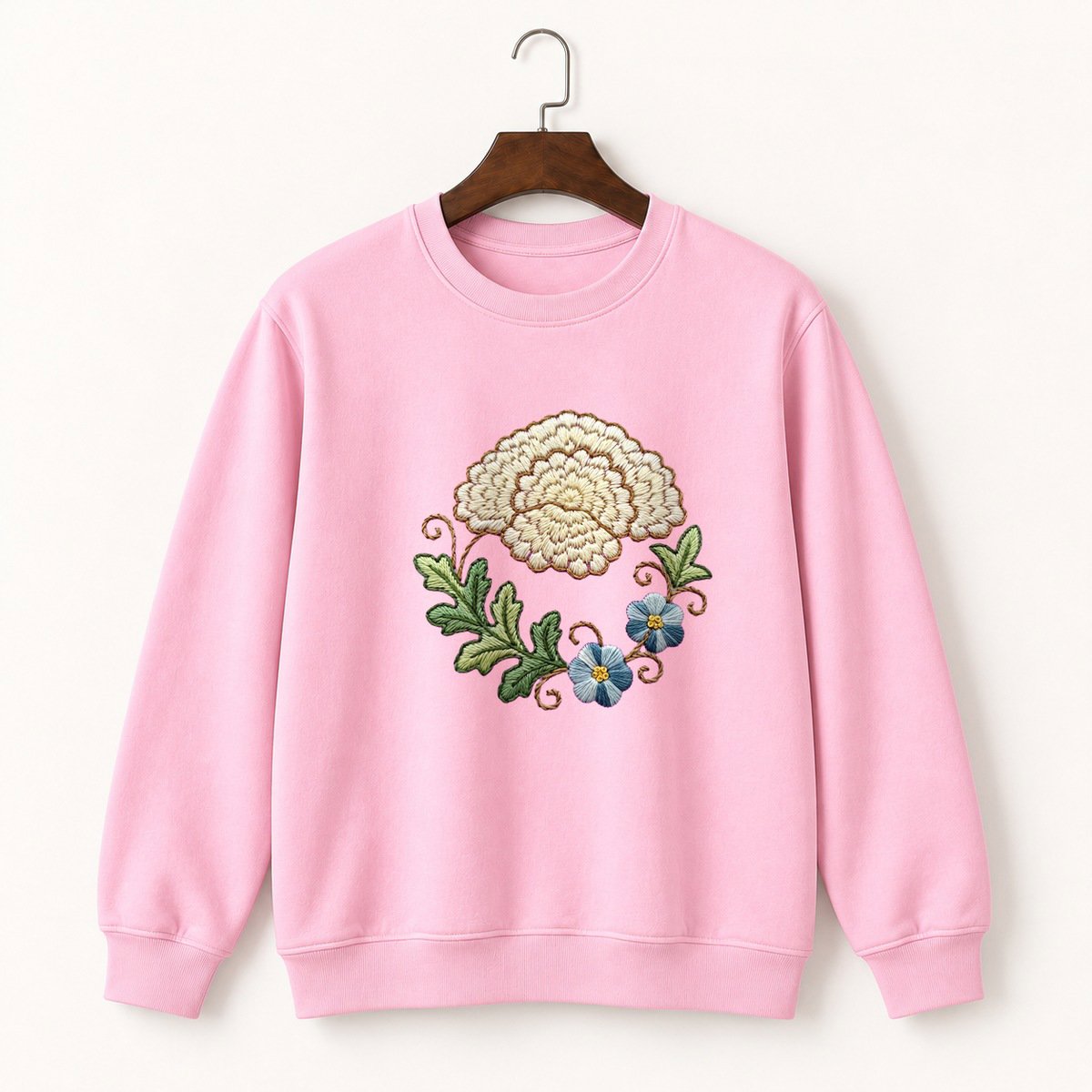 Yarrow Flower Crewneck Sweatshirt 4