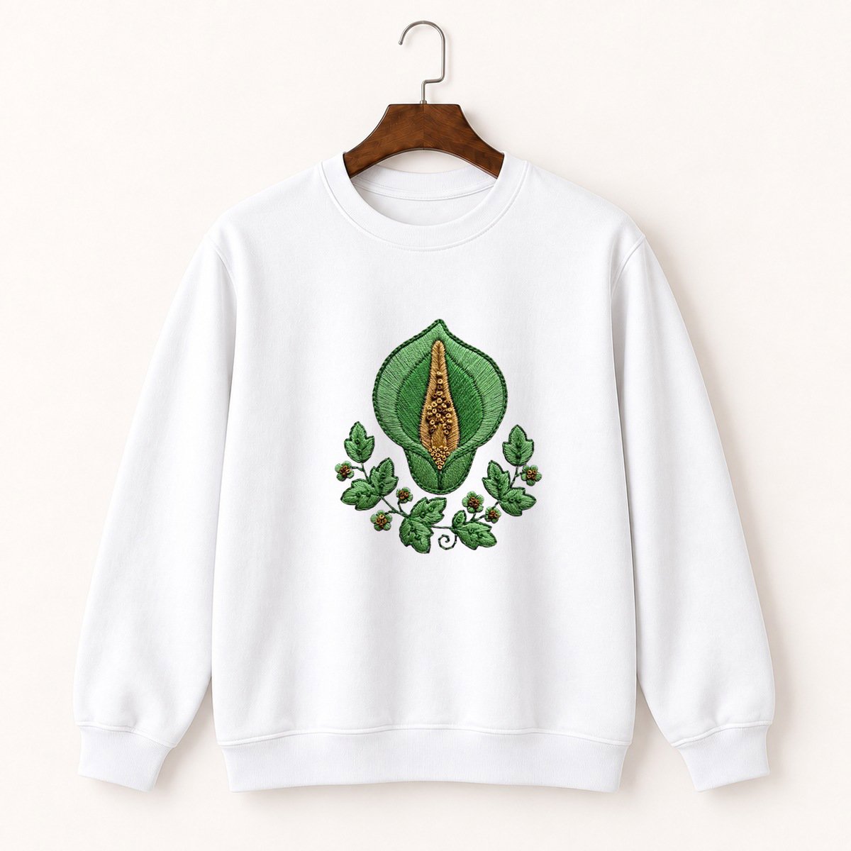 Jack-in-the-Pulpit Flower Crewneck Sweatshirt 5