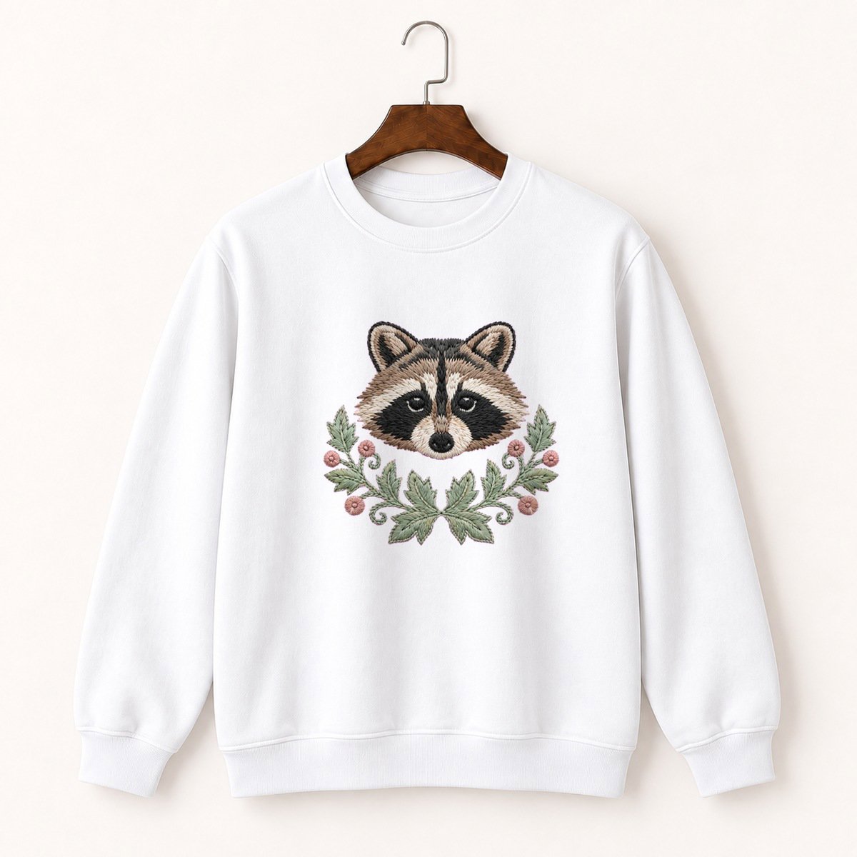 Raccoon Crewneck Sweatshirt 5