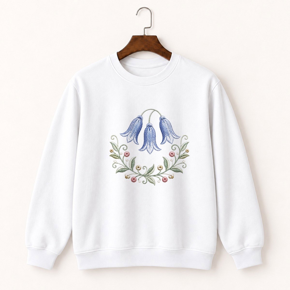 Harebell Flower Crewneck Sweatshirt 5