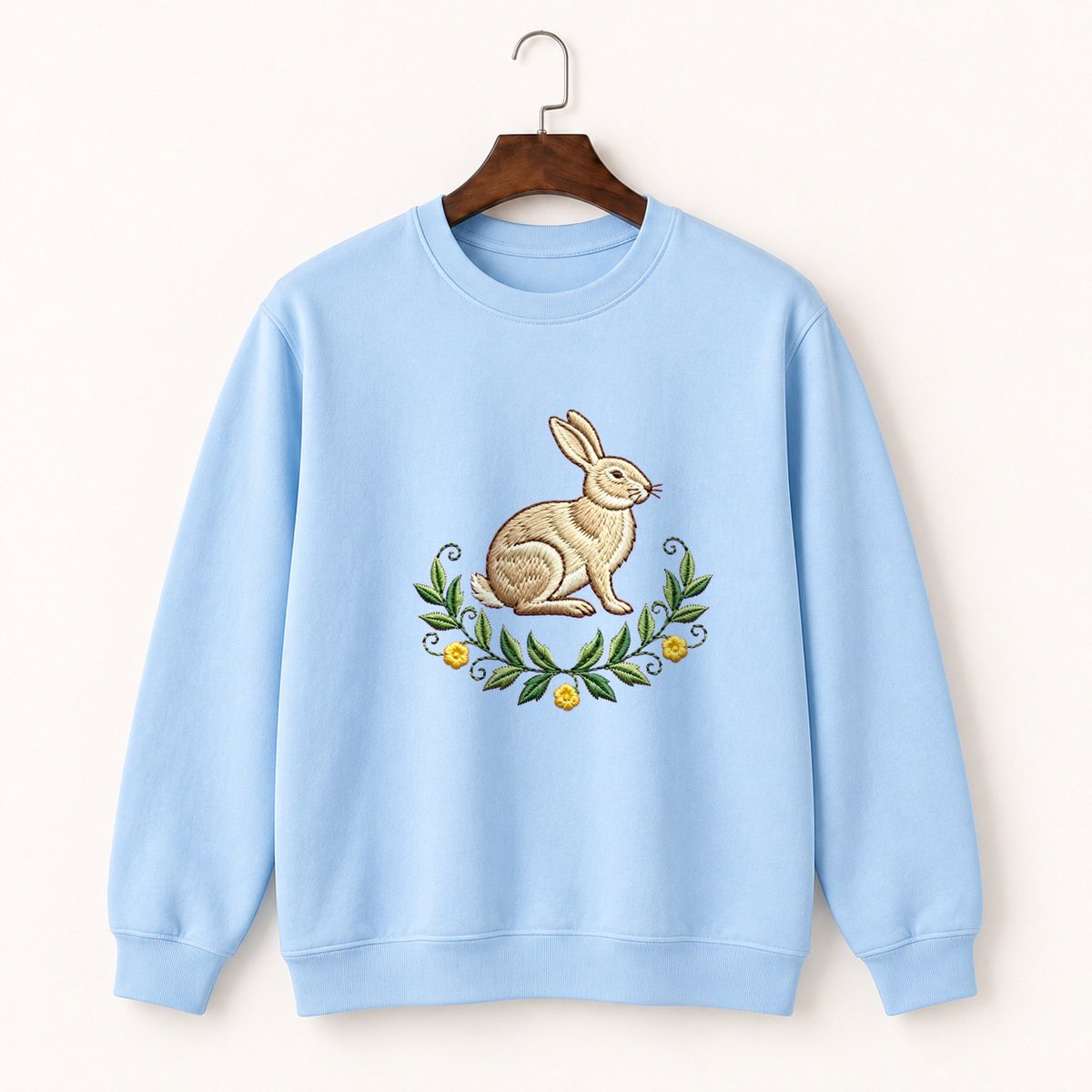 Eastern Cottontail Rabbit Crewneck Sweatshirt 1