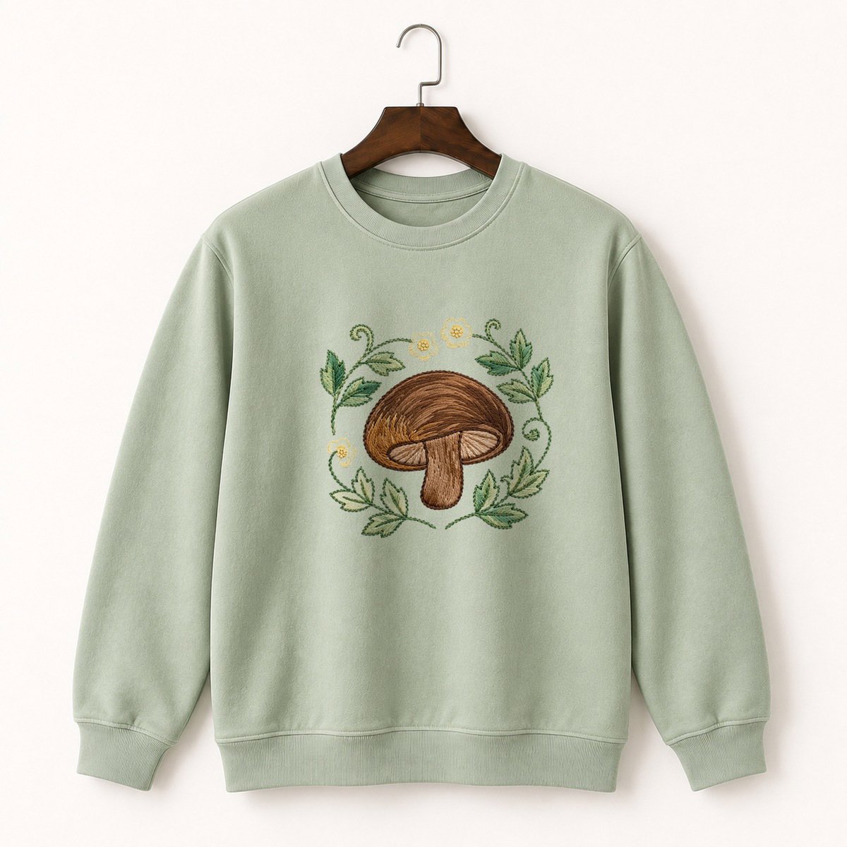 Shiitake Mushroom Crewneck Sweatshirt 2