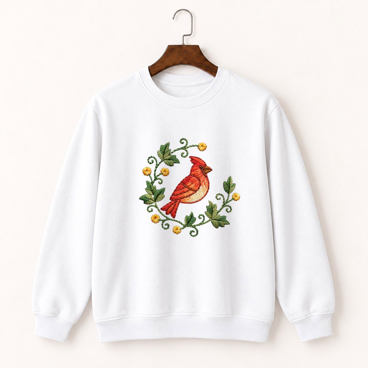 Northern Cardinal Crewneck Sweatshirt 5