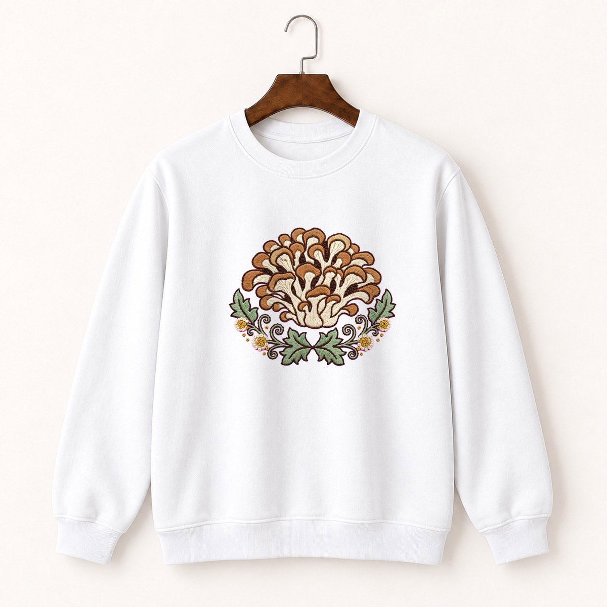 Maitake Mushroom Crewneck Sweatshirt 5
